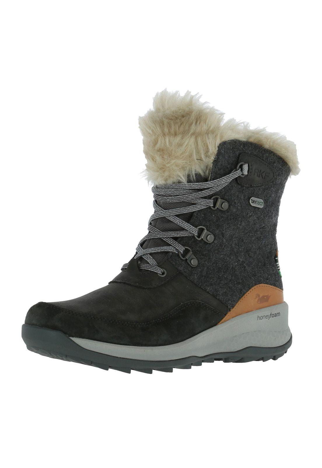 Botin Cuero Spectre Grafito Mujer Rockford-1
