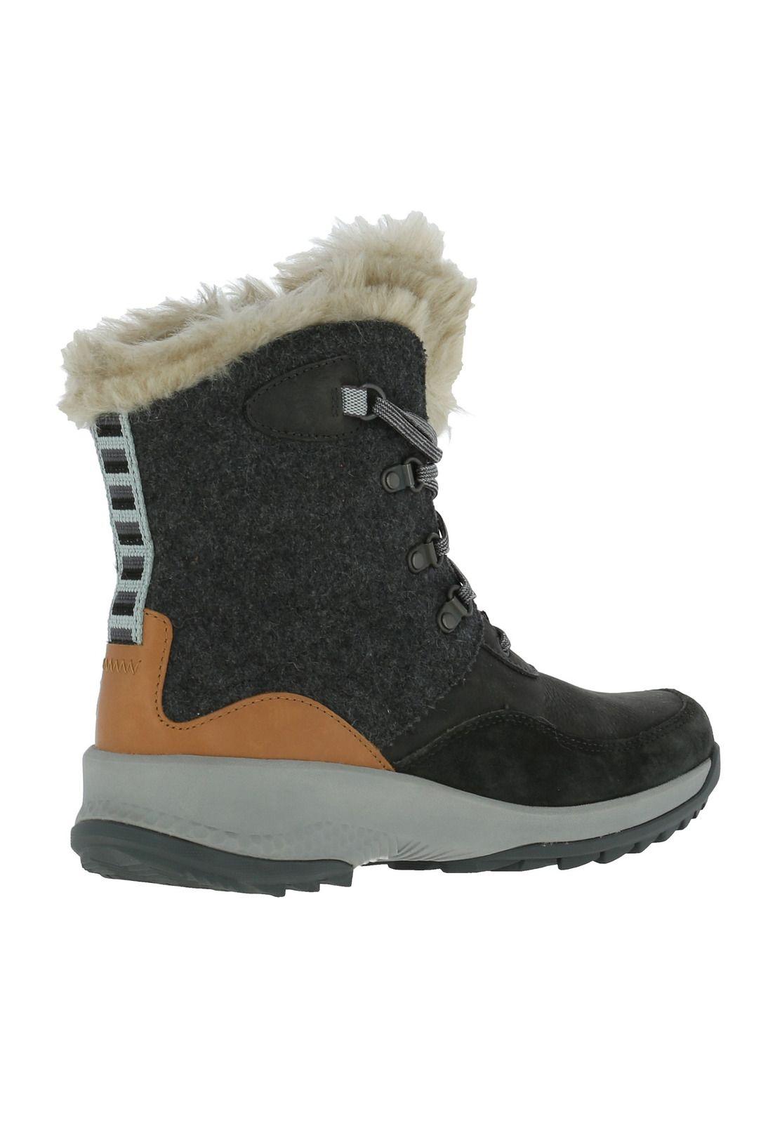 Botin Cuero Spectre Grafito Mujer Rockford-4