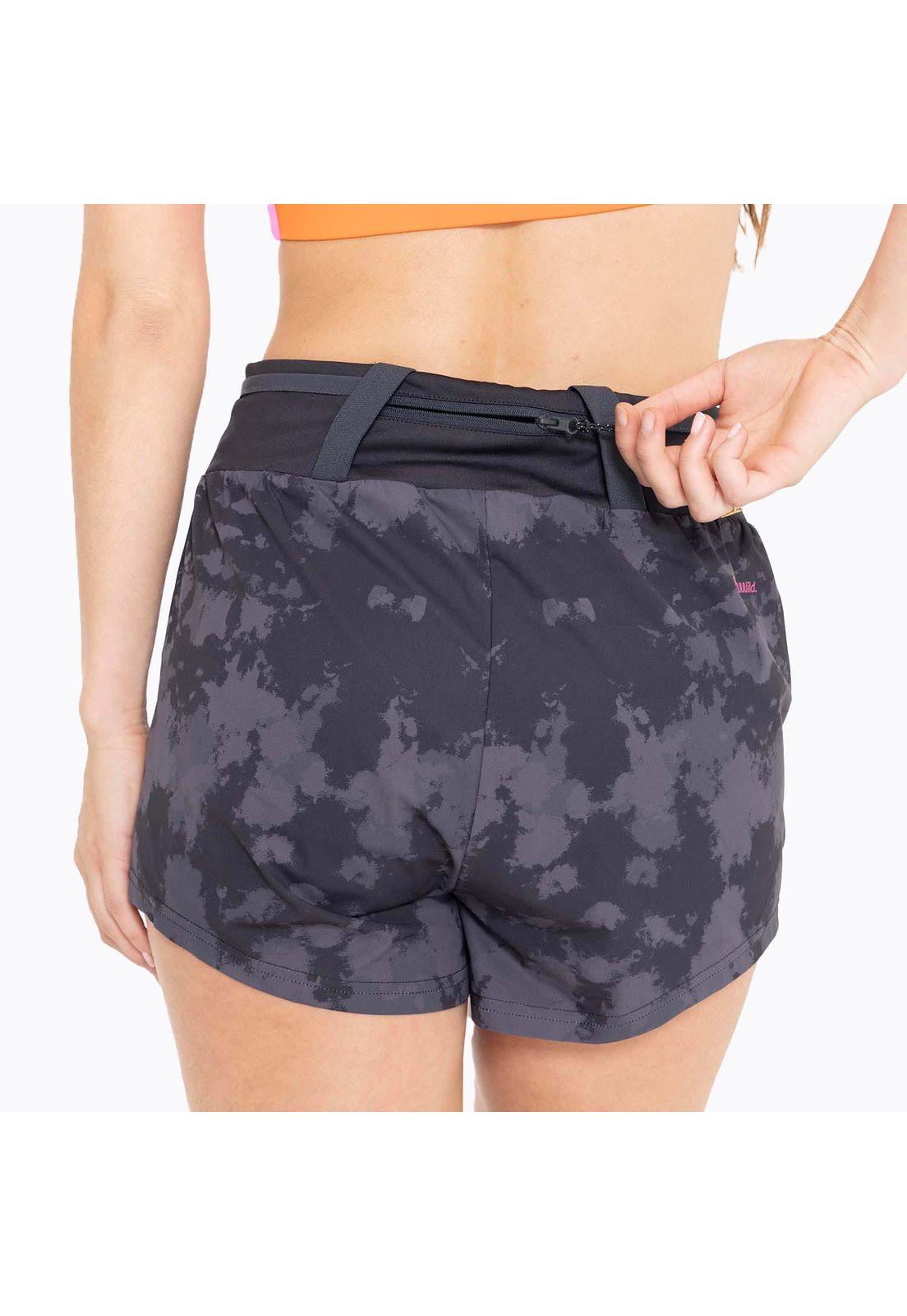 Short Mujer Trail Running Edición Skyfire Gris-1