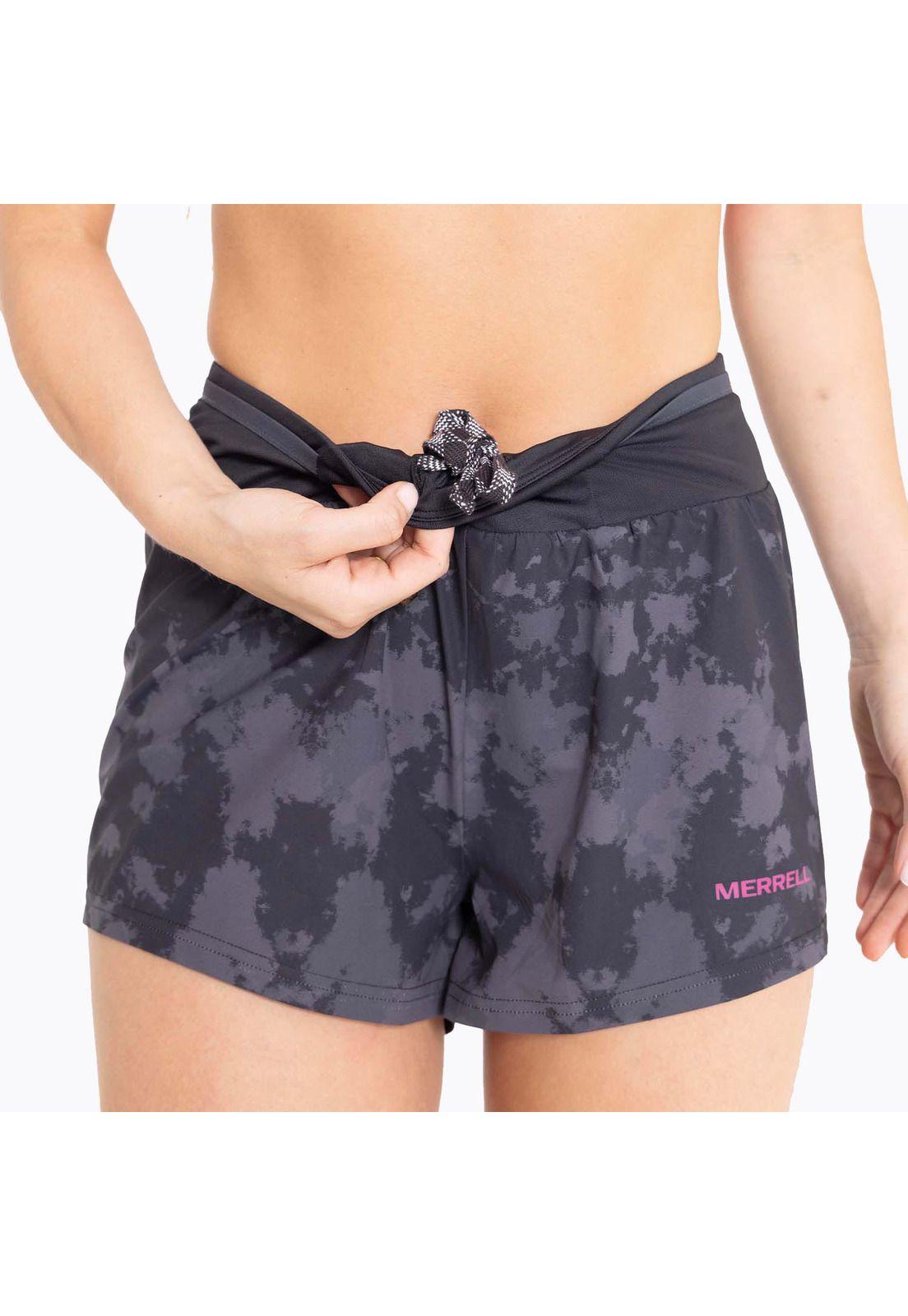 Short Mujer Trail Running Edición Skyfire Gris-3