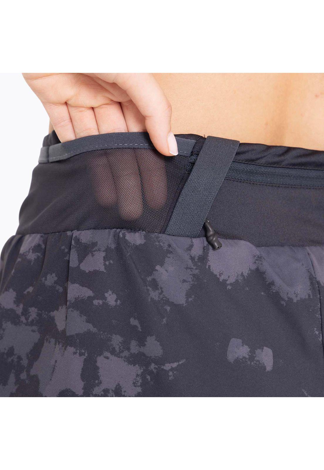 Short Mujer Trail Running Edición Skyfire Gris-6