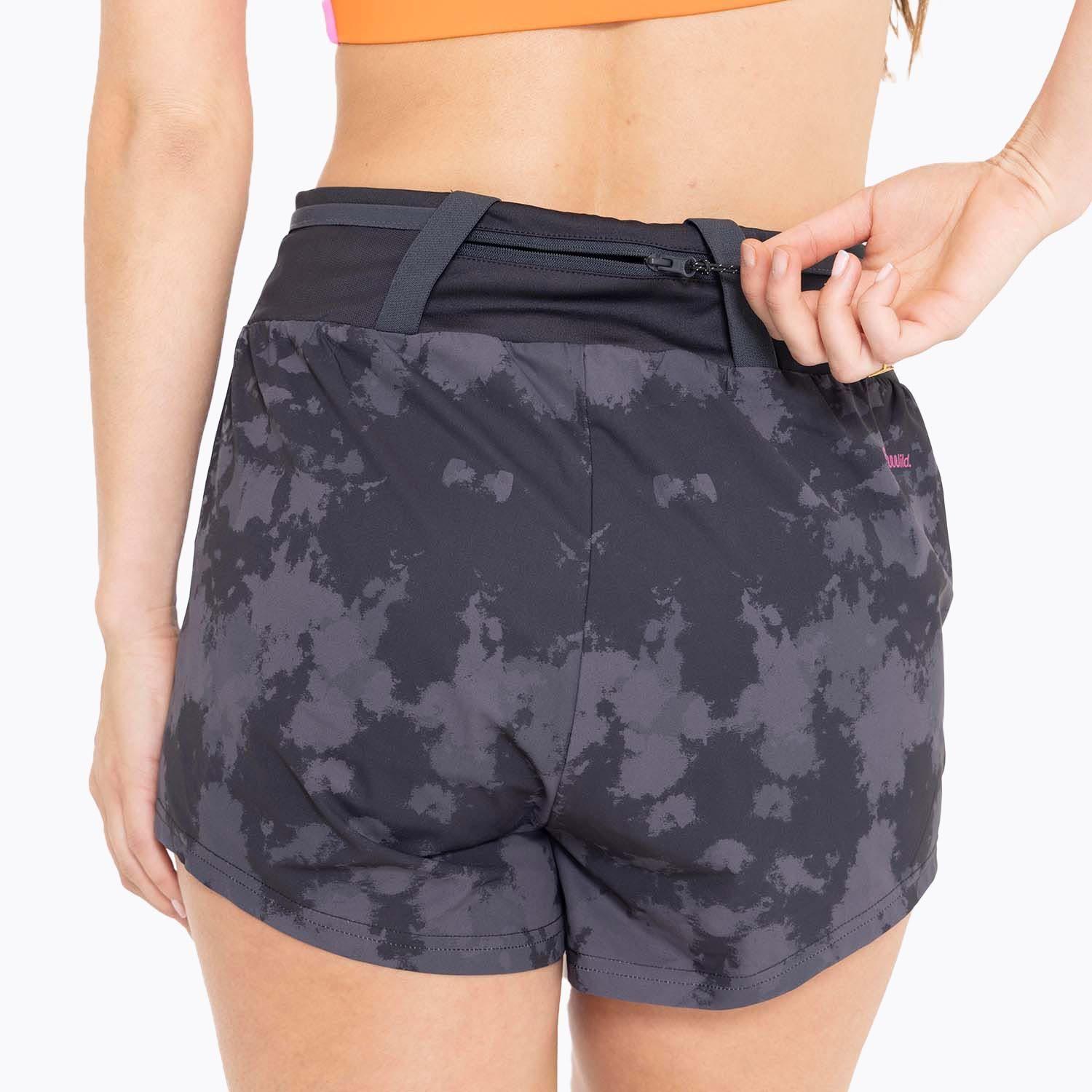 Short Mujer Trail Running Edición Skyfire Gris-1