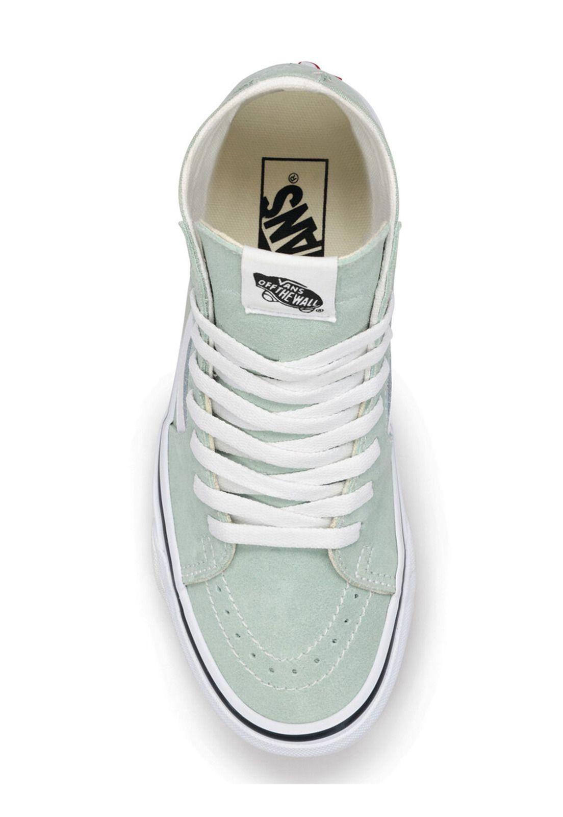 Zapatilla C/Caña Mujer Sk8-Hi Tapered Verde-1