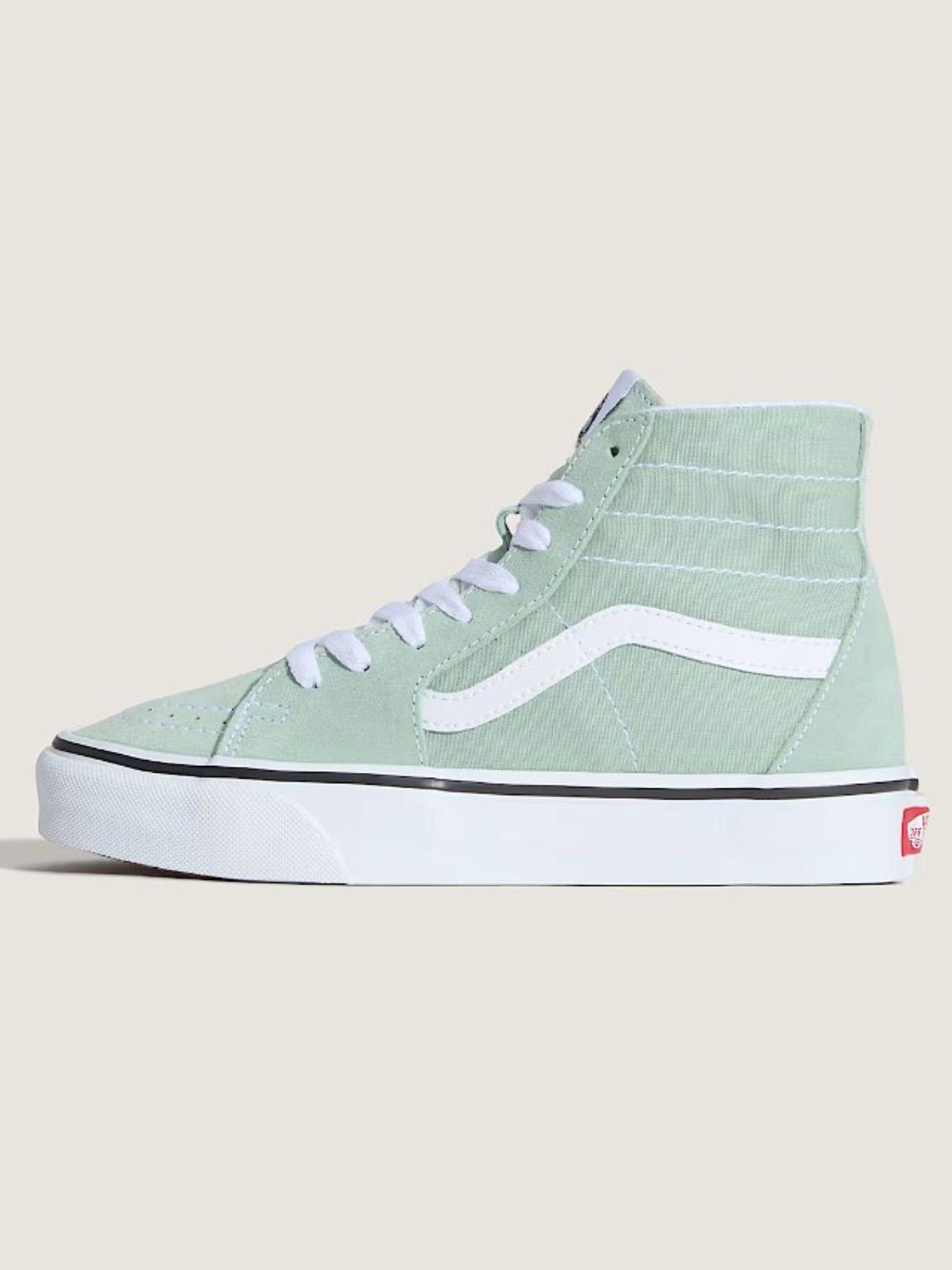 Zapatilla C/Caña Mujer Sk8-Hi Tapered Verde-3