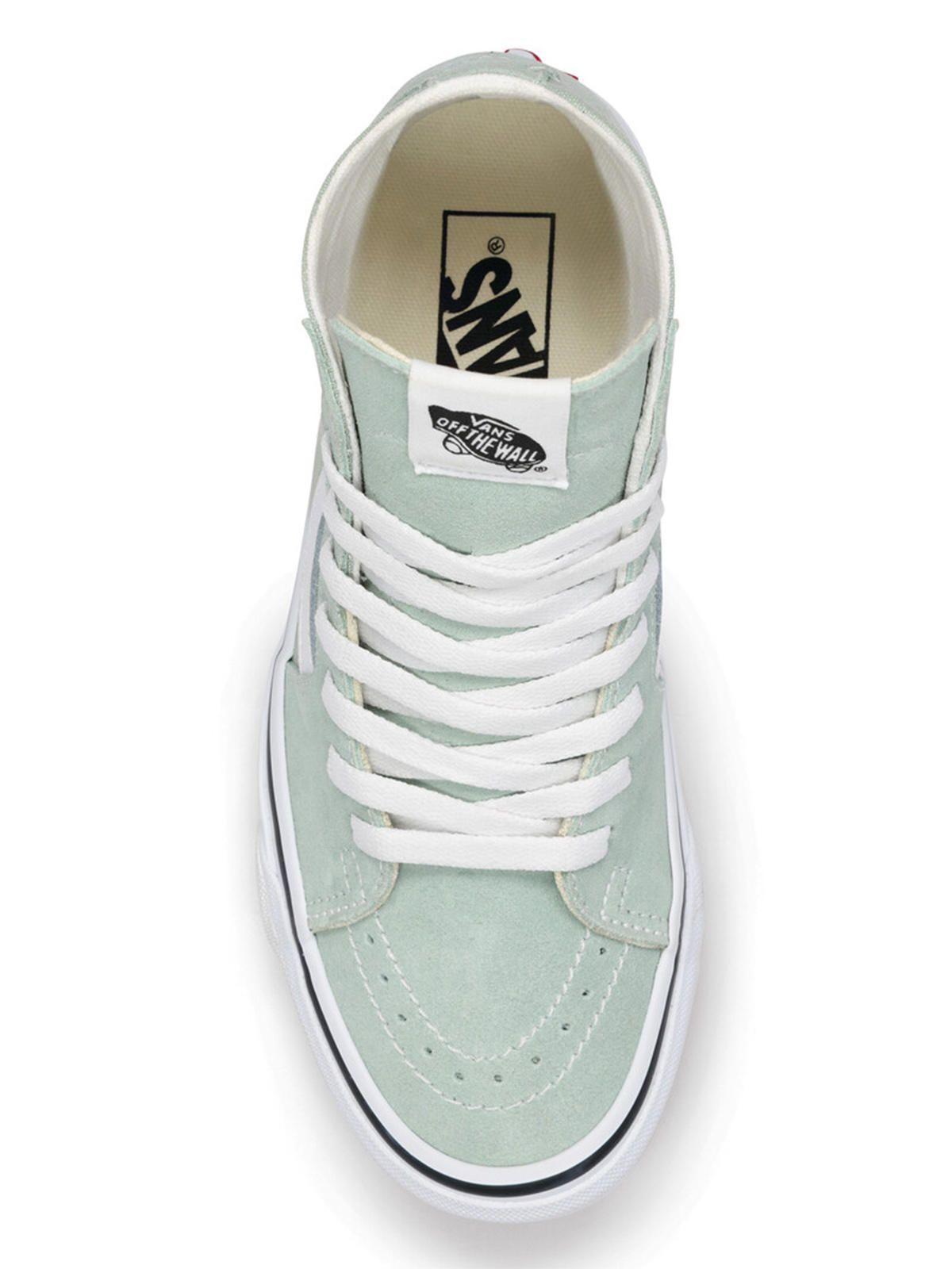 Zapatilla C/Caña Mujer Sk8-Hi Tapered Verde-6