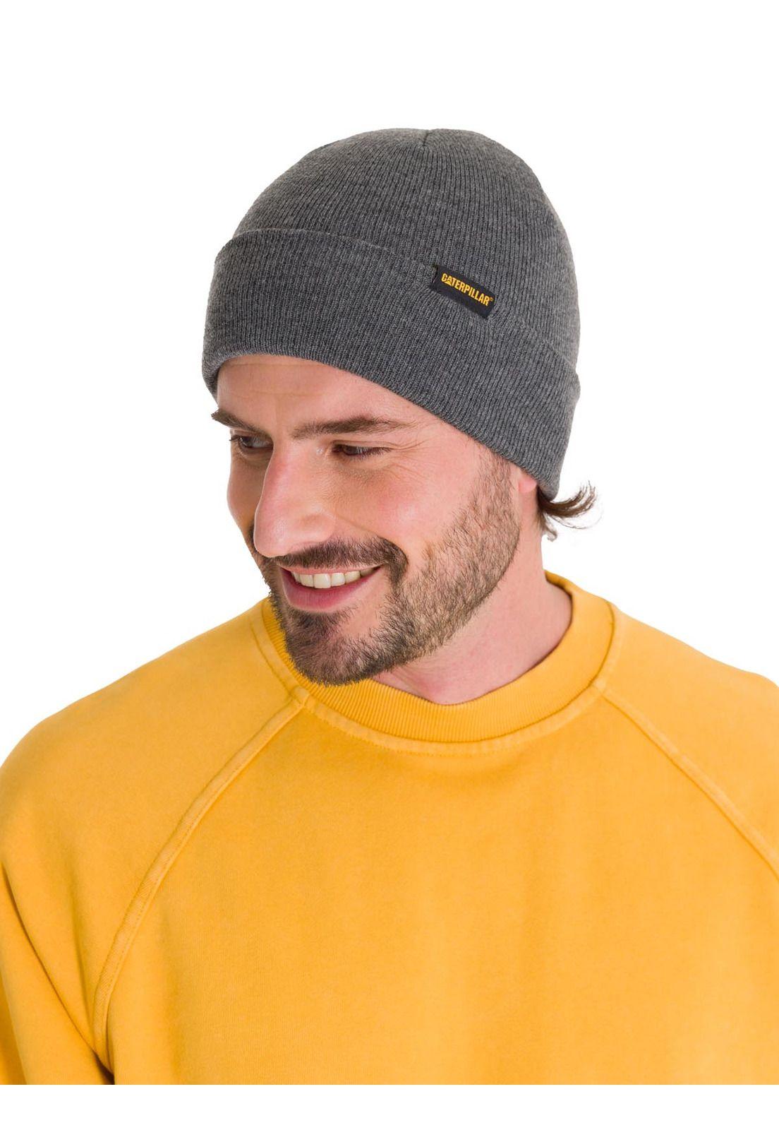 Gorro Foundation Knit Hombre Gris-1
