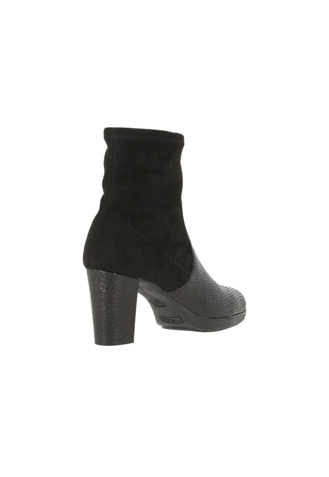 Botin Cuero Mujer Aura Negro-4