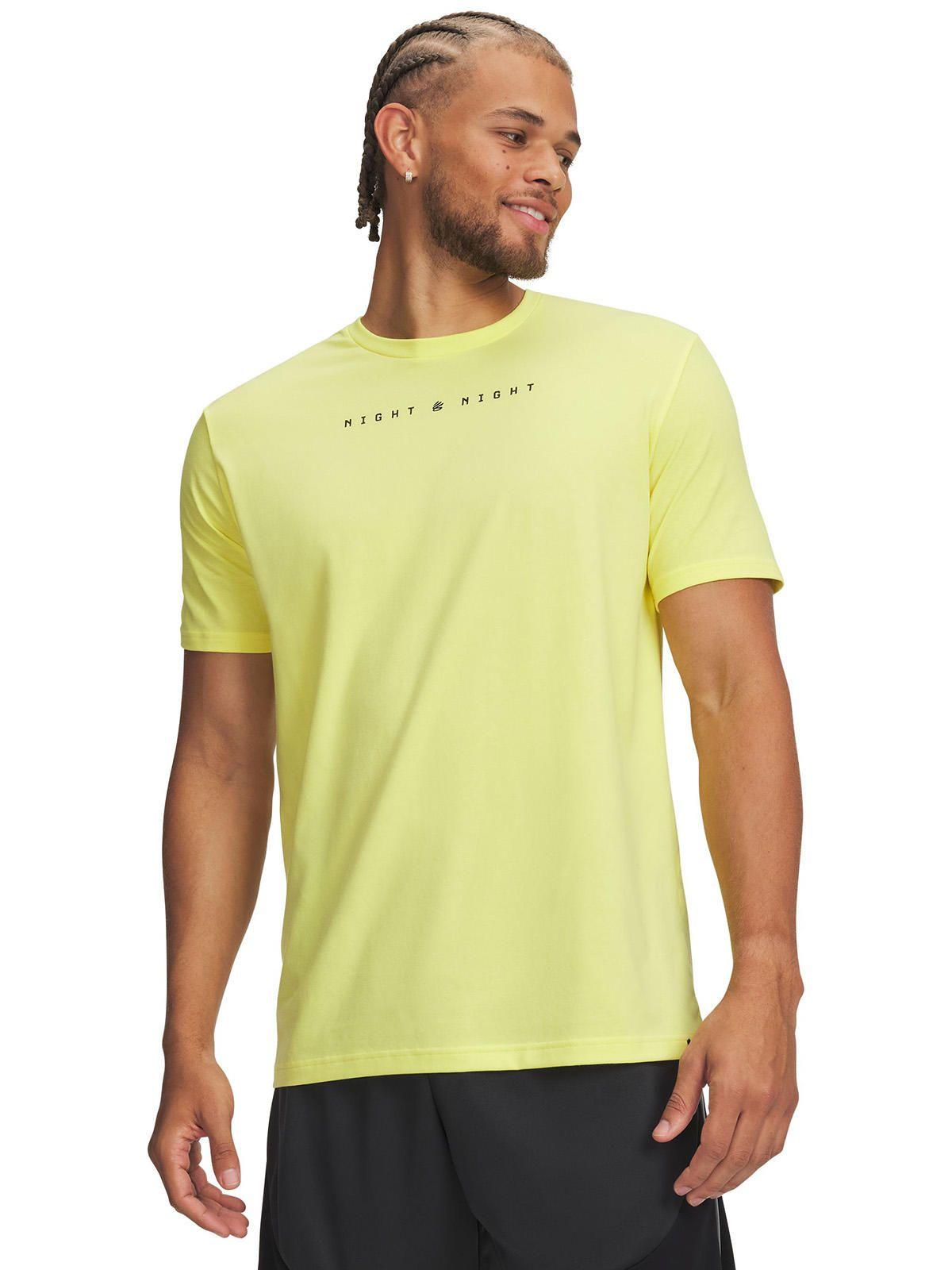 Polera M/C Hombre Curry Night Night Polera Amarillo-0