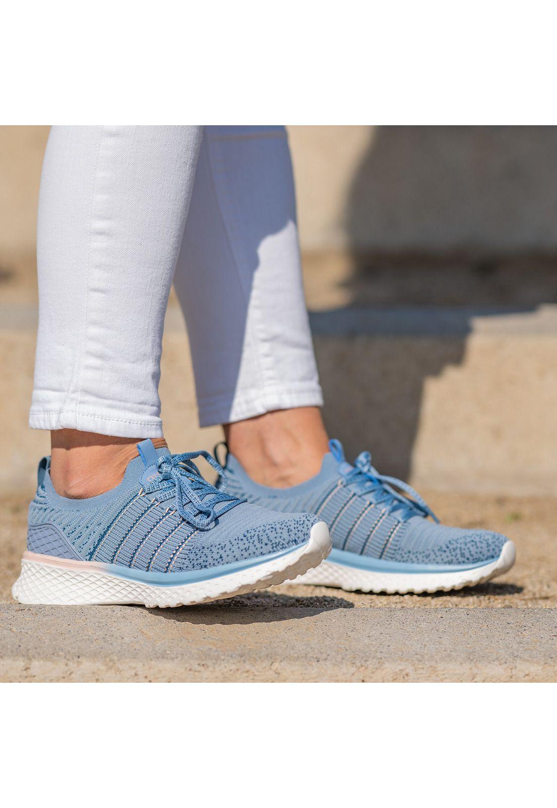 Zapatilla Mujer Quick Azul-1