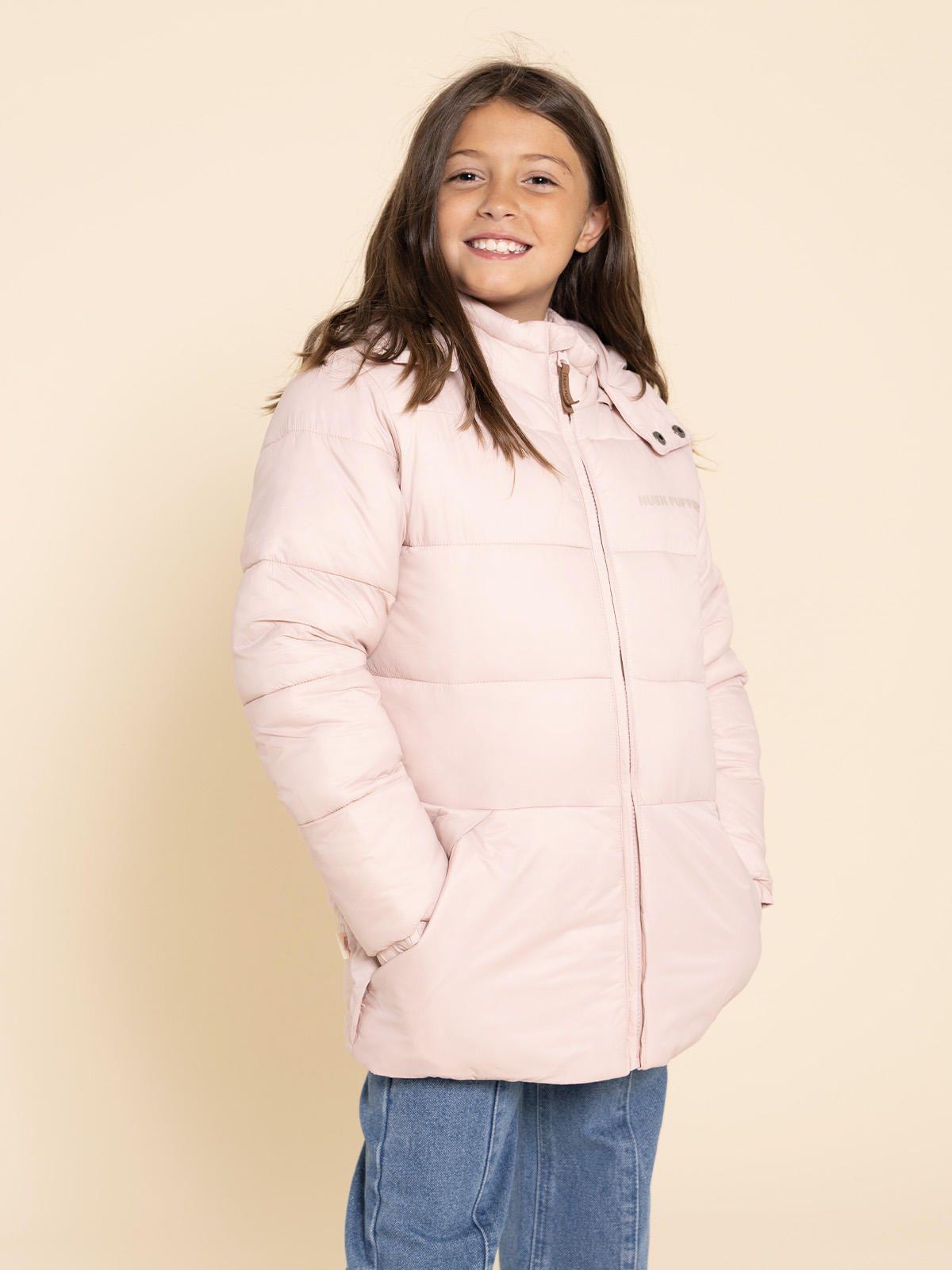 Parka Campo Niña Rosado-1