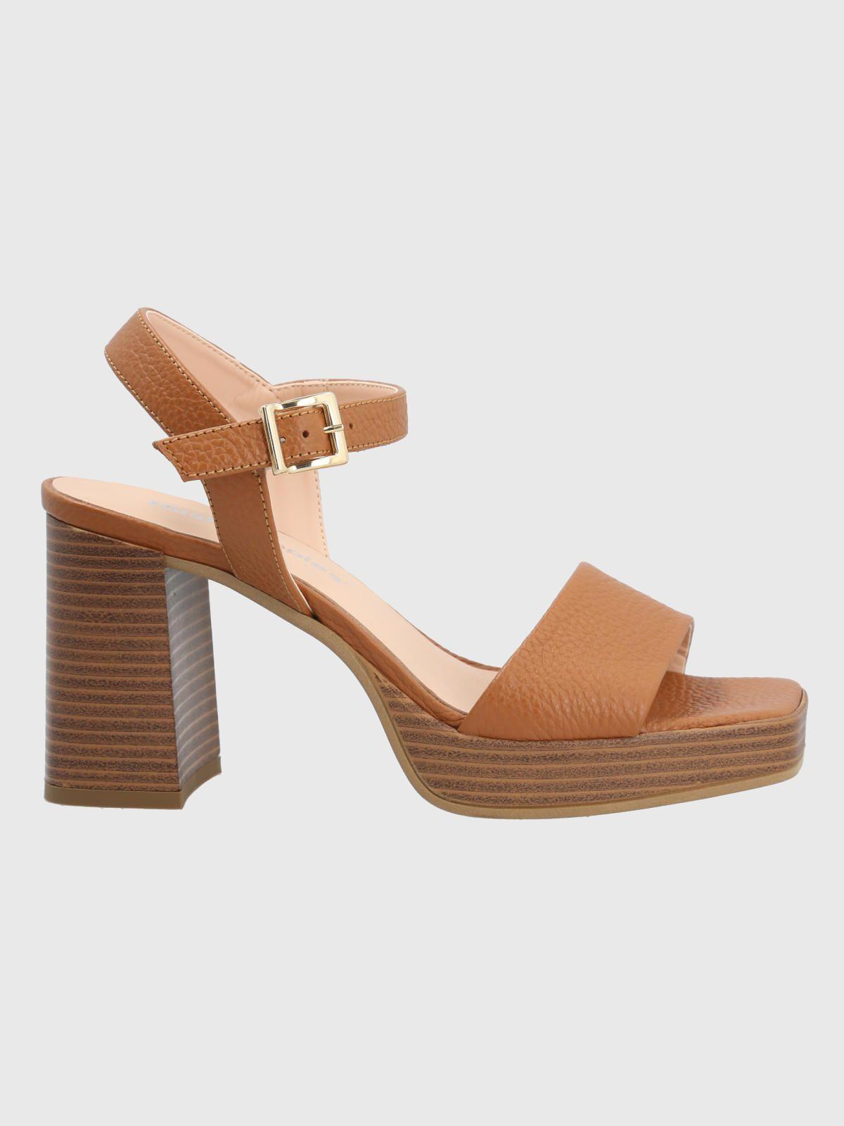 Sandalia Café Claro Mujer Bormio -1