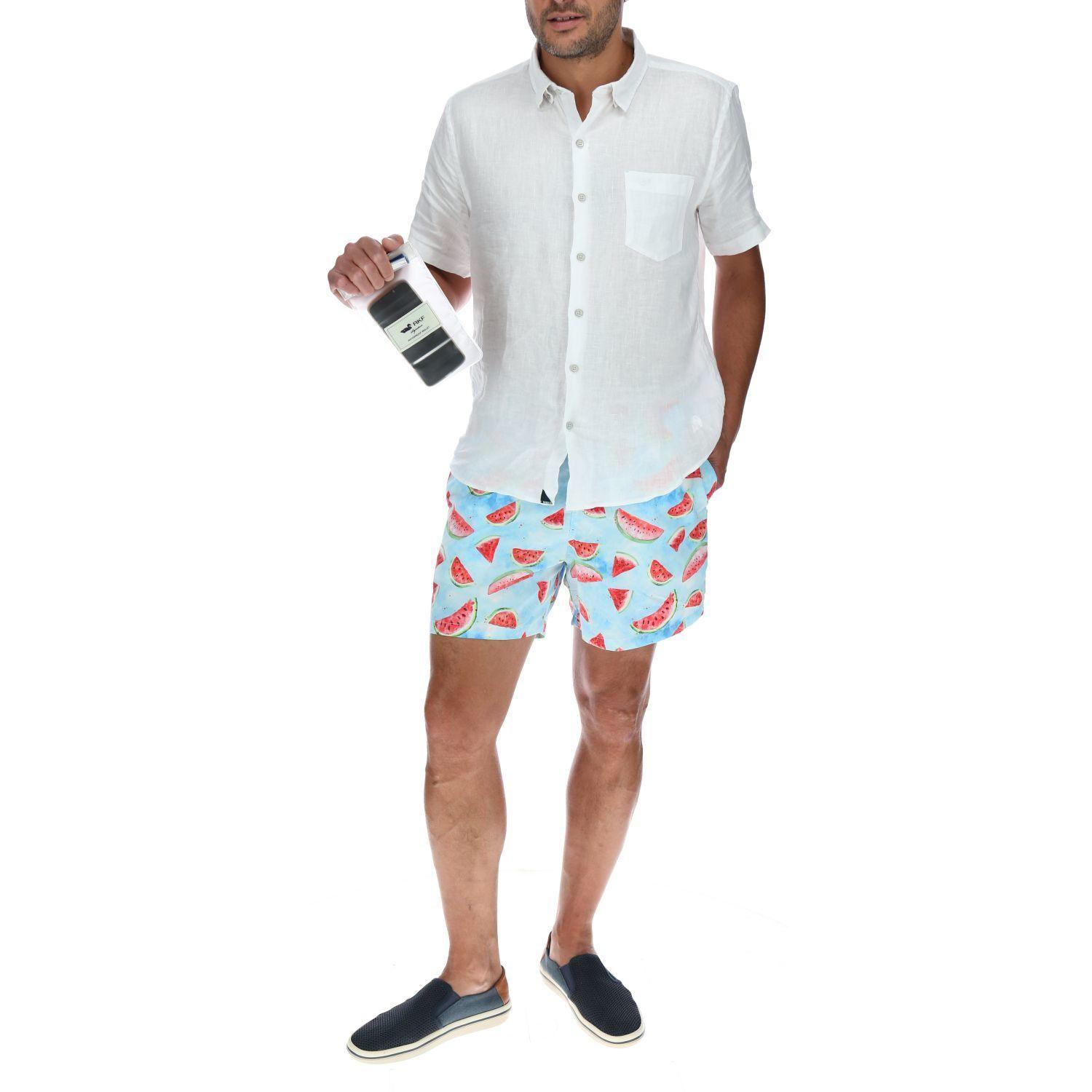 Traje De Baño Izam Celeste-4