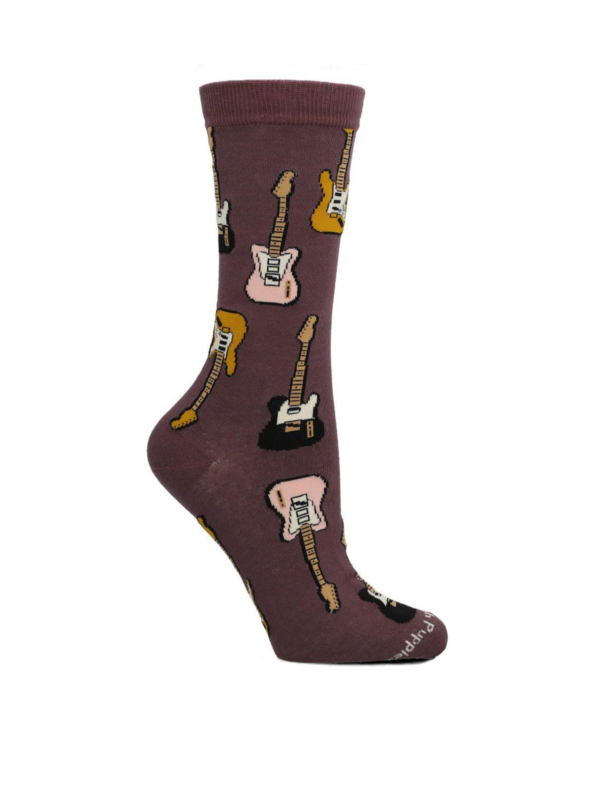 Calcetín Algodón Mujer Diff Guitar Morado-2