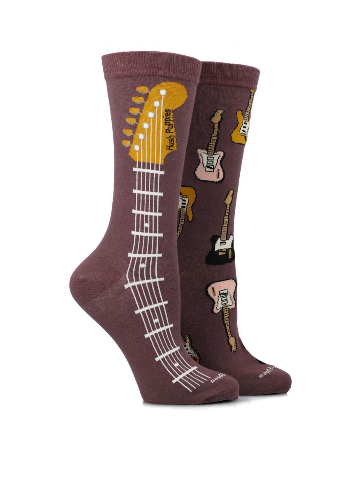 Calcetín Algodón Mujer Diff Guitar Morado-0