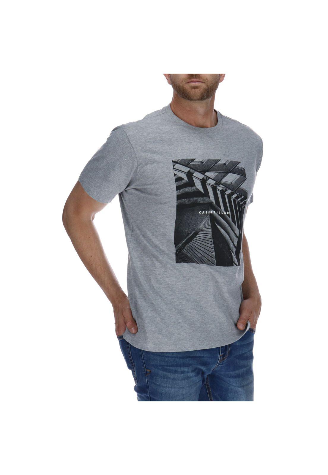 Polera Hombre Abstract Build Gris-3