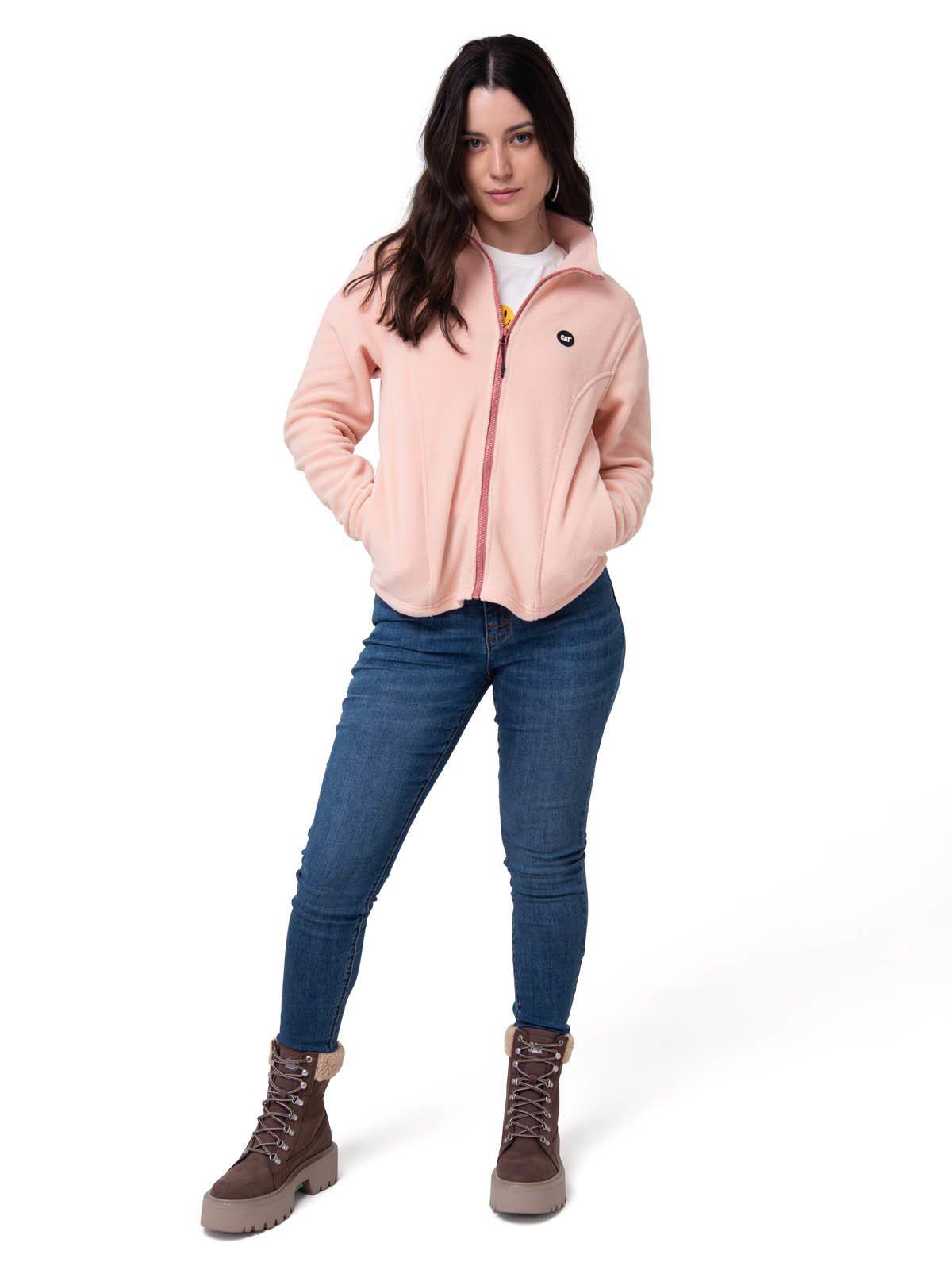 Polar Mujer Microfleece Full Zip Rosa-4