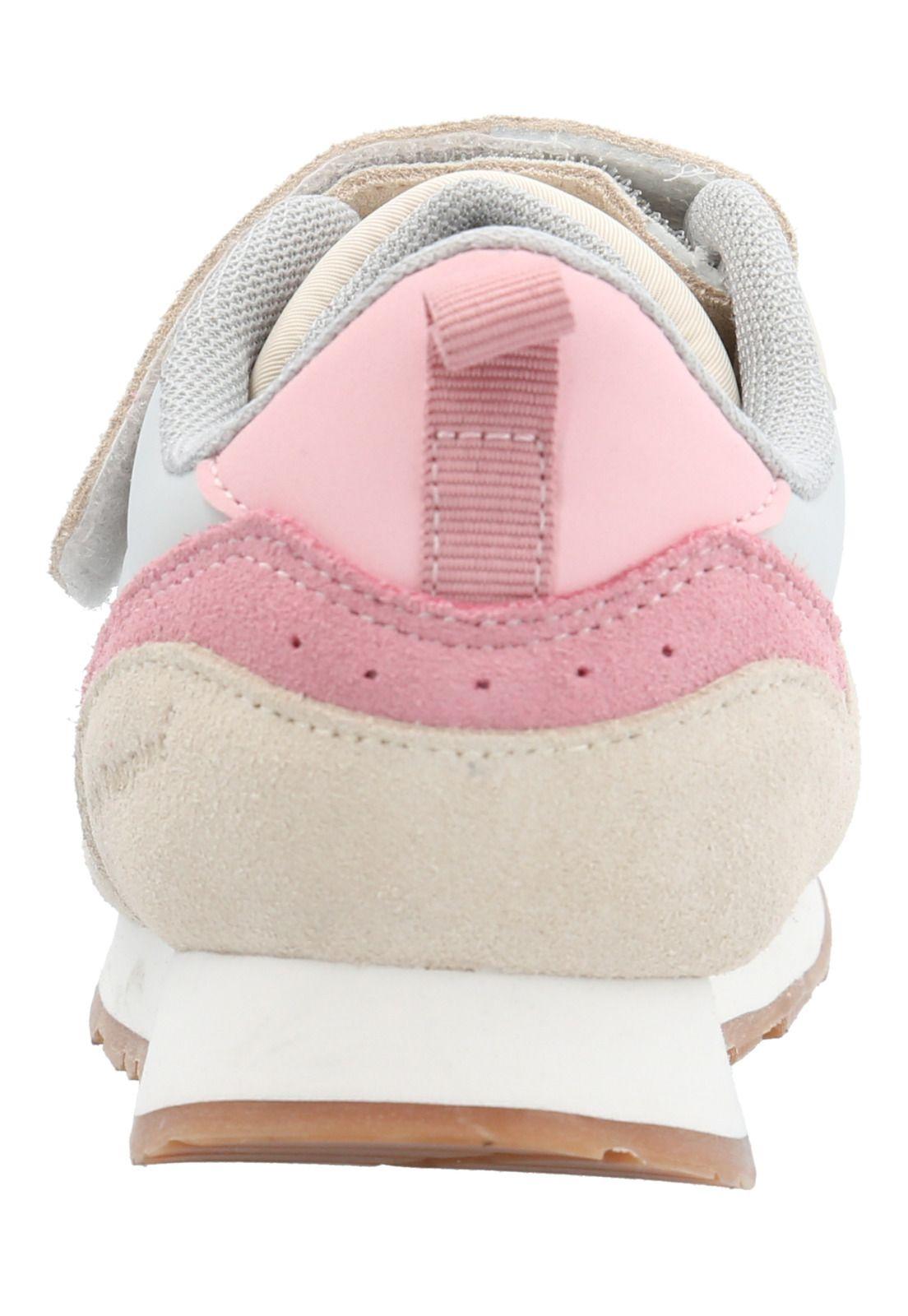 Zapatilla Cuero Janet-K Vl Niña Beige-6