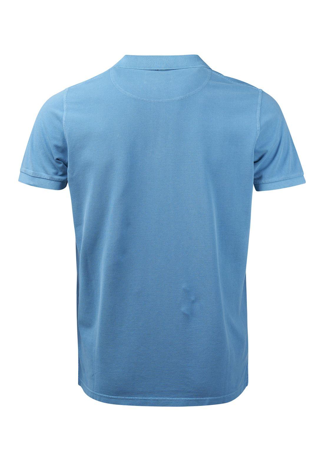 Polera AlgodónOrgánic Piquepro Turquesa Hombre-1