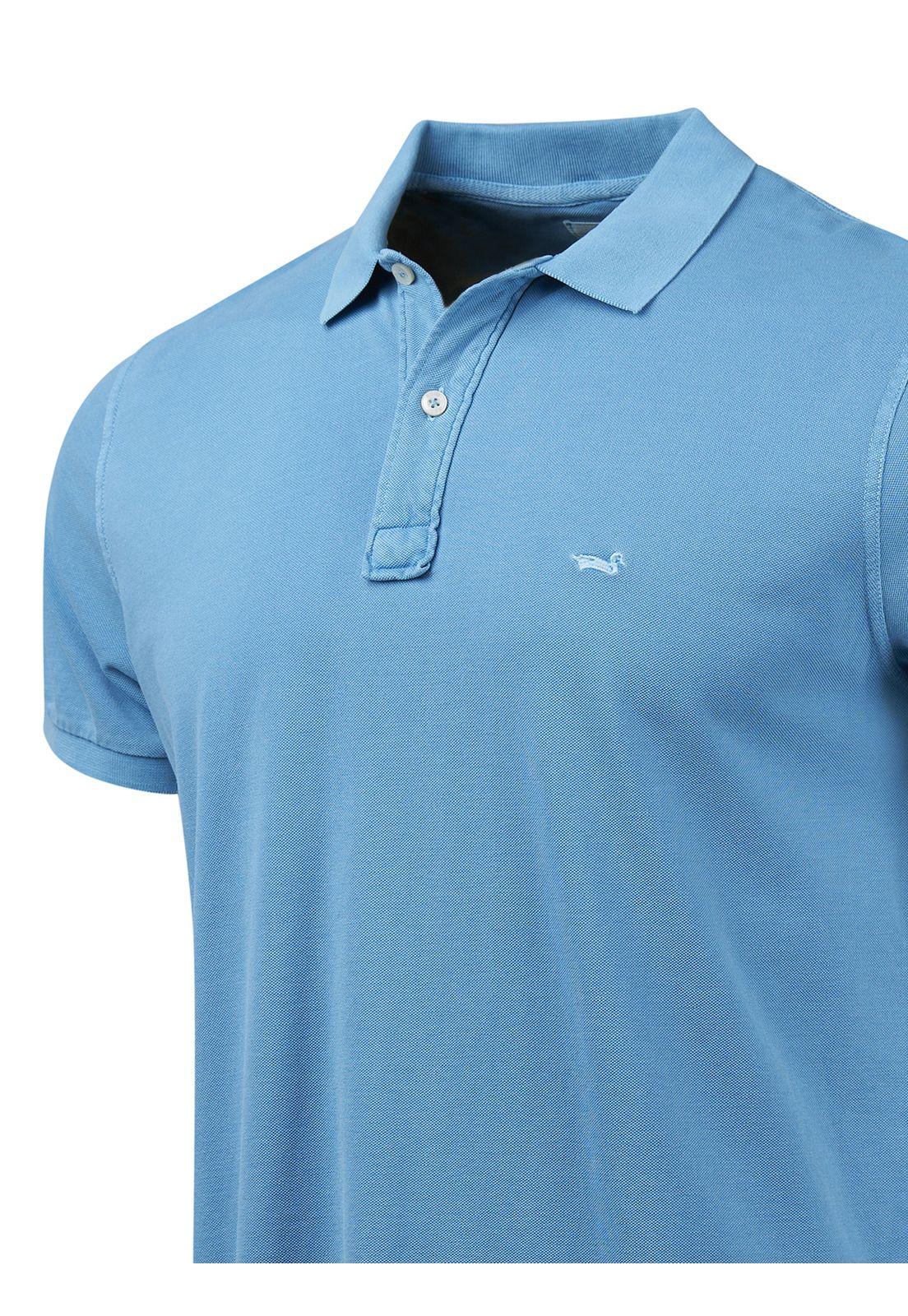 Polera AlgodónOrgánic Piquepro Turquesa Hombre-3