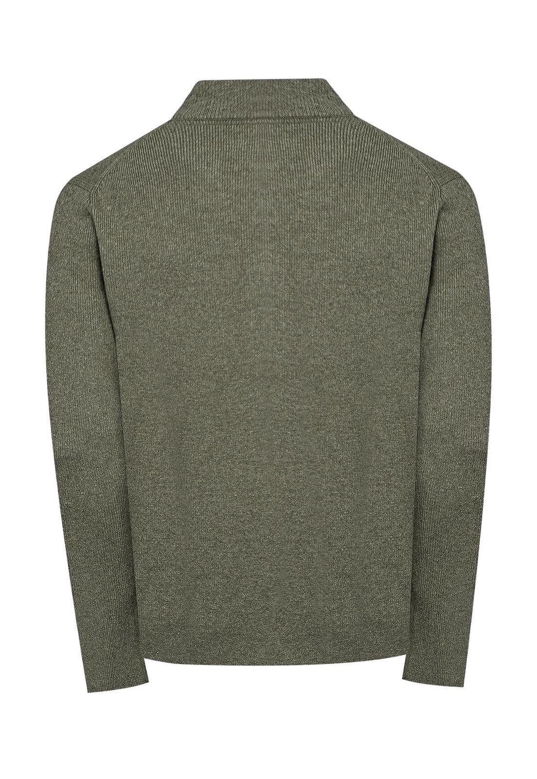 Chaleco Lana Hombre Swinfull Verde-1