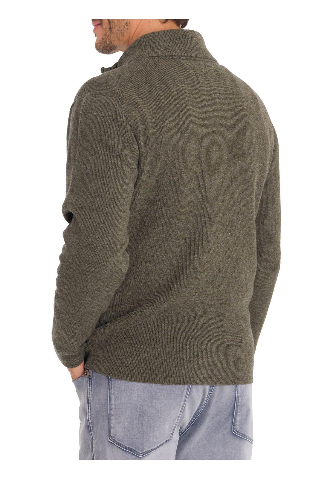 Chaleco Lana Hombre Swinfull Verde-6
