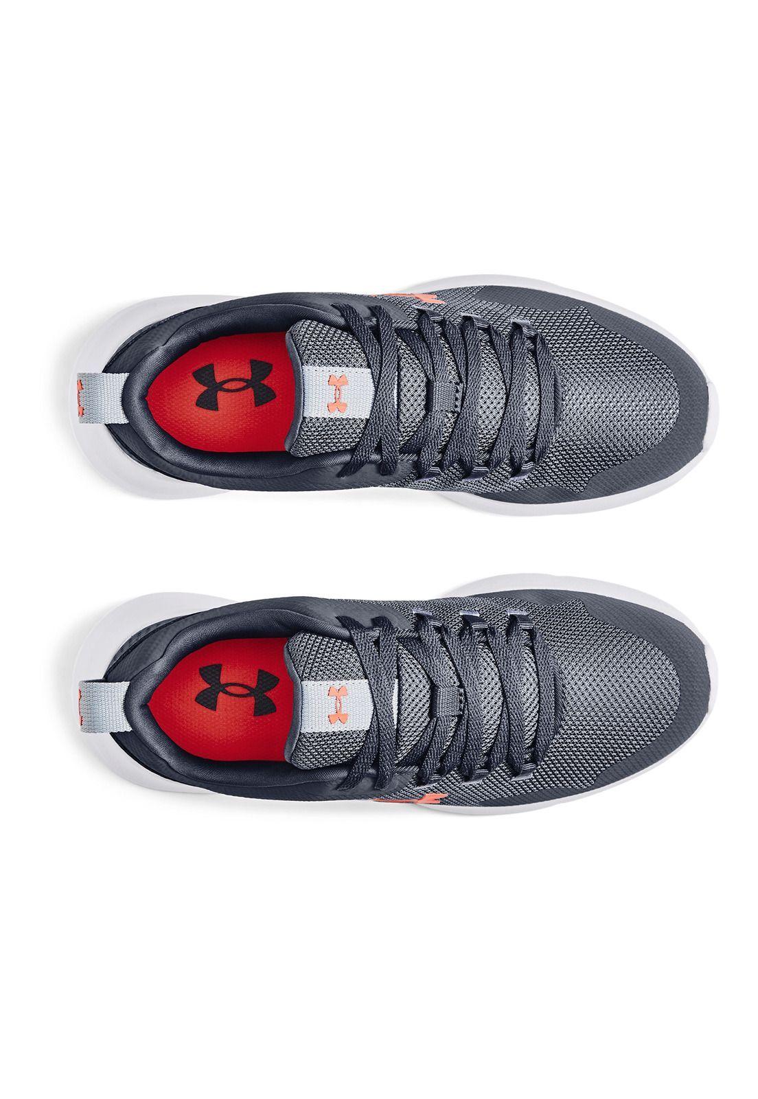 Zapatillas UA Essential Sportstyle para hombre Gris-4