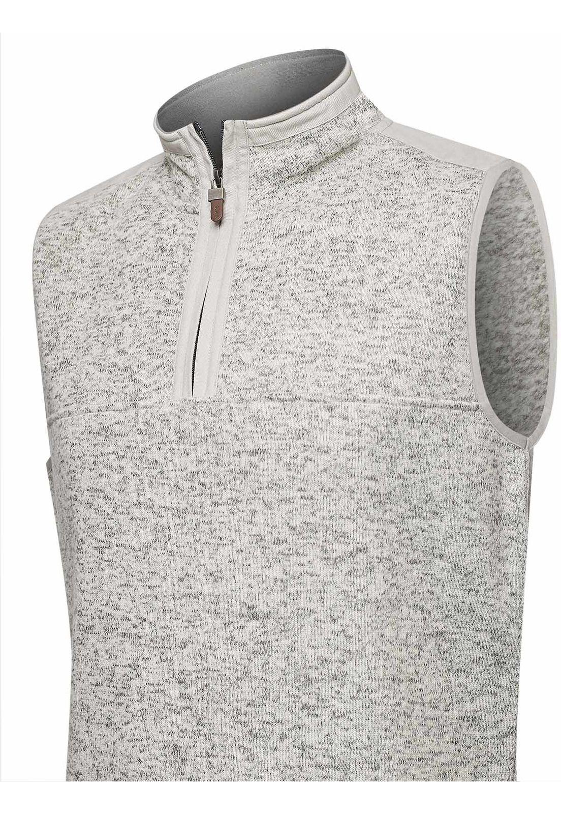 Polar Fibras Recicladas Hombre Halfyork Gris-3