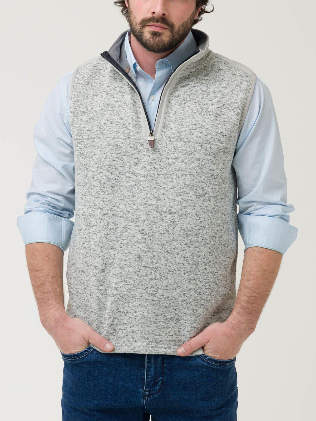 Polar Fibras Recicladas Hombre Halfyork Gris-4