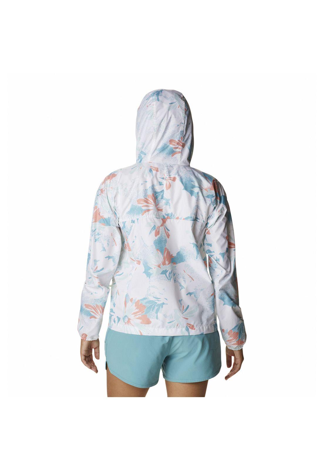 Cortaviento Mujer Flash Challenger Blanco-2