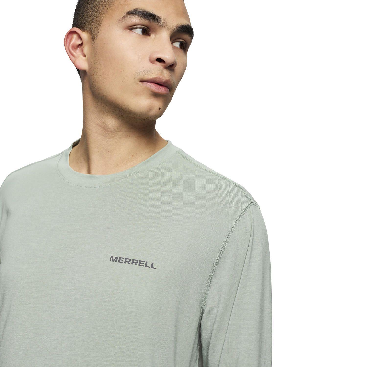 Polera Manga Larga Hombre Vista Tencel Verde-5