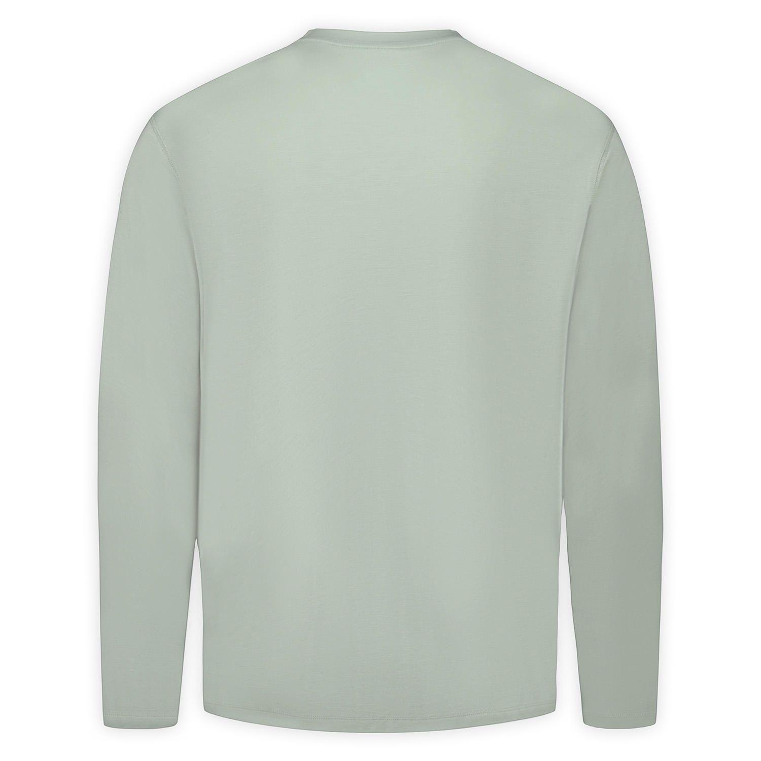 Polera Manga Larga Hombre Vista Tencel Verde-7
