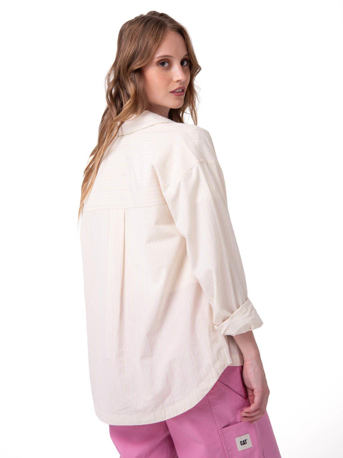 Camisa Manga Larga Mujer Oversized Blanco-1