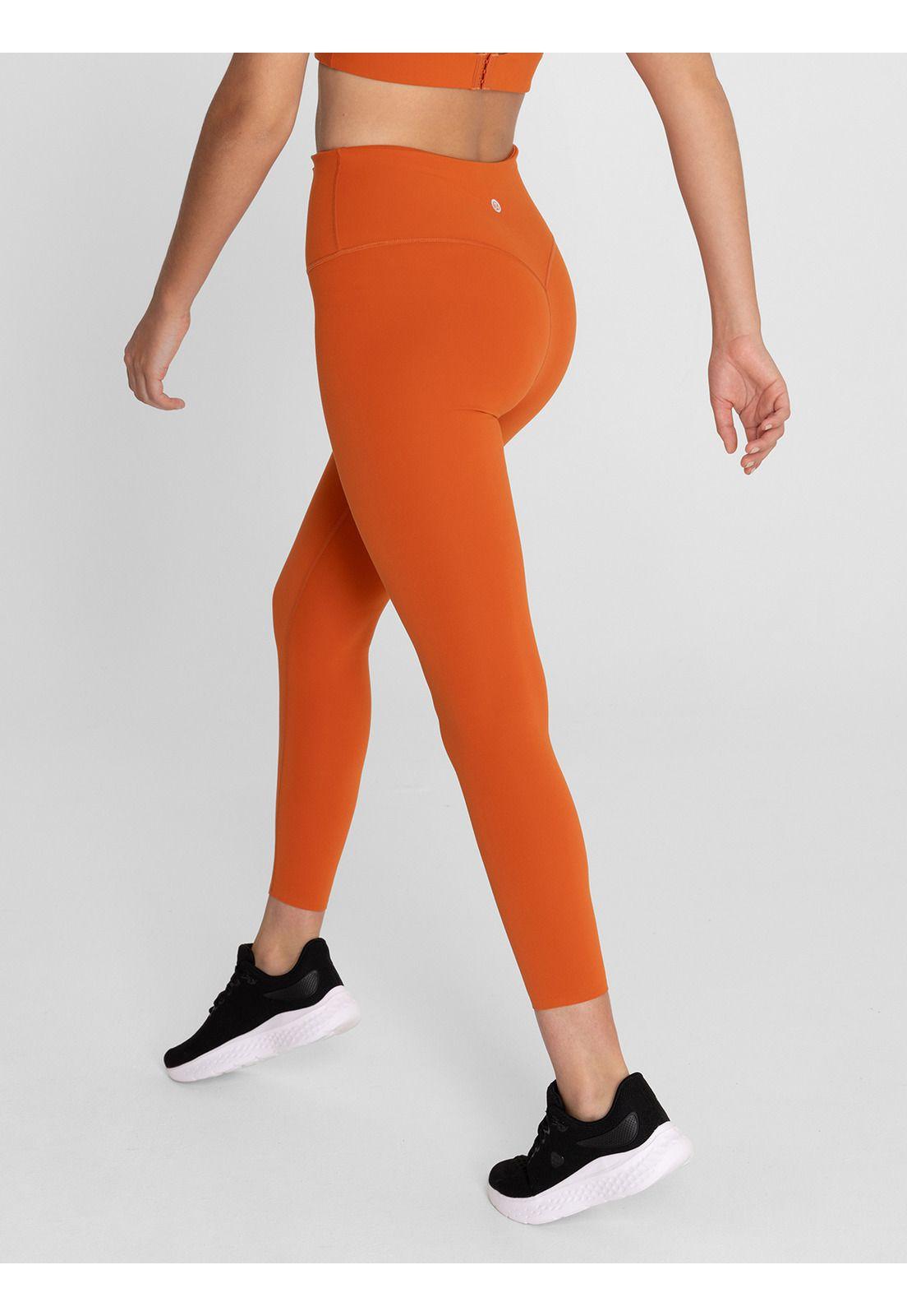 Calza 7/8 Mujer Ankle Maya Naranja-0