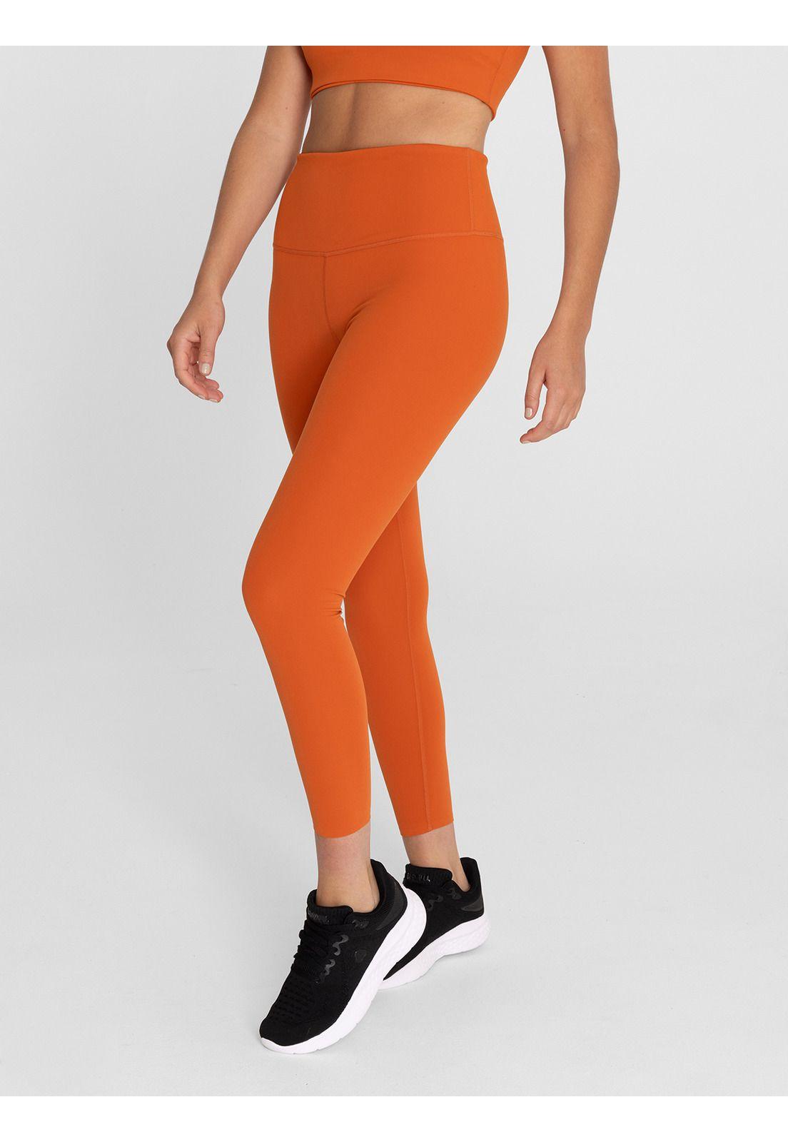 Calza 7/8 Mujer Ankle Maya Naranja-1