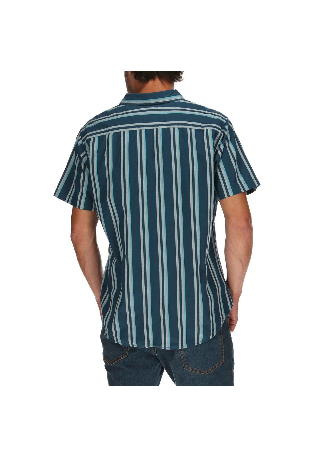 Camisa Hombre Contemporary Striped Azul-2