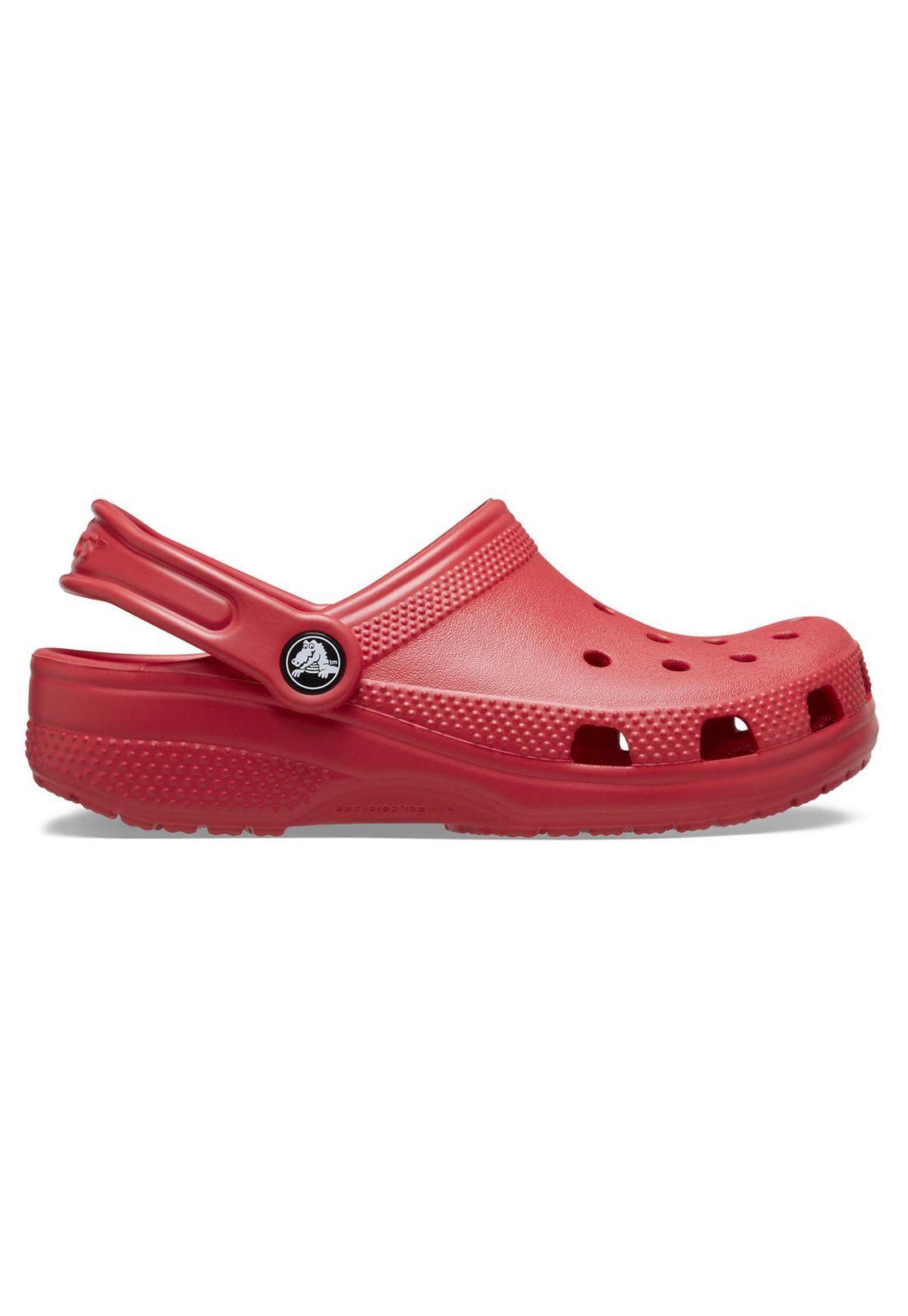 Zueco Crocs Niño Classic Clog T Rojo-0