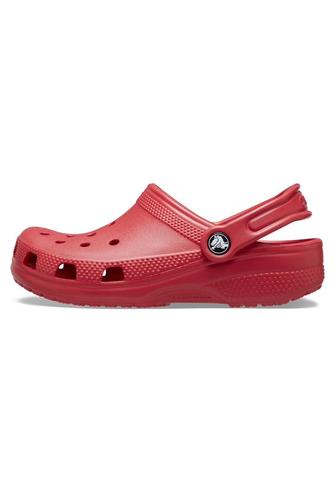 Zueco Crocs Niño Classic Clog T Rojo-1