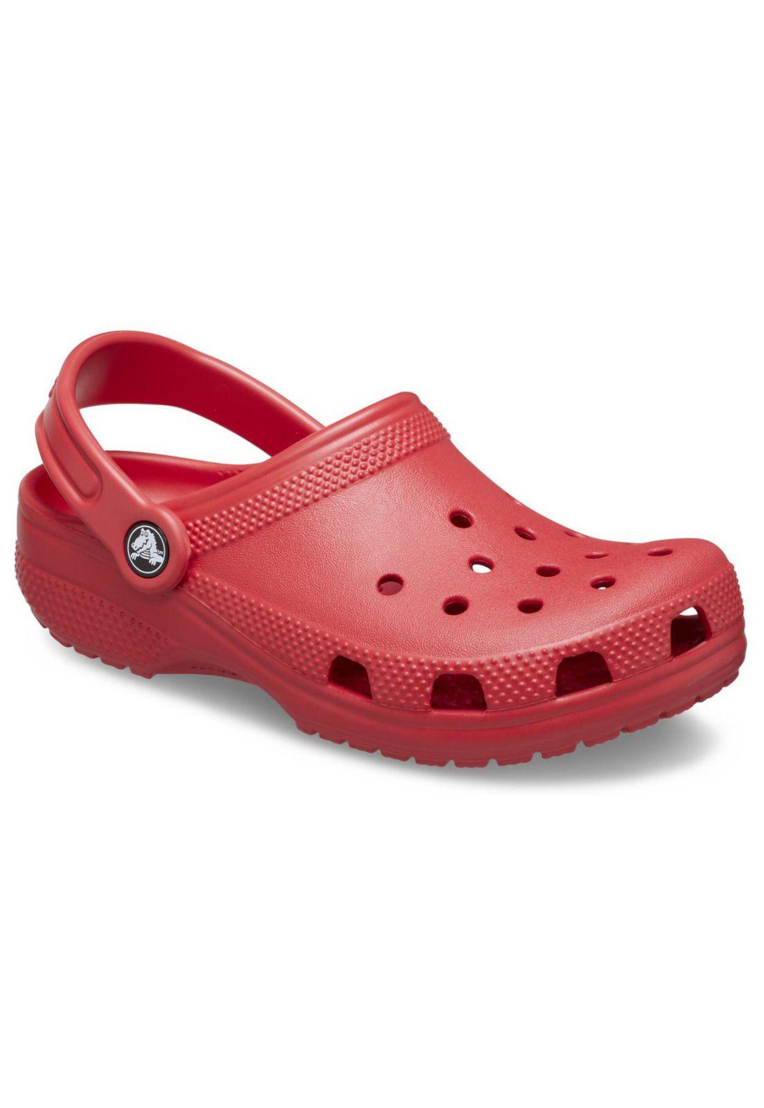Zueco Crocs Niño Classic Clog T Rojo-6