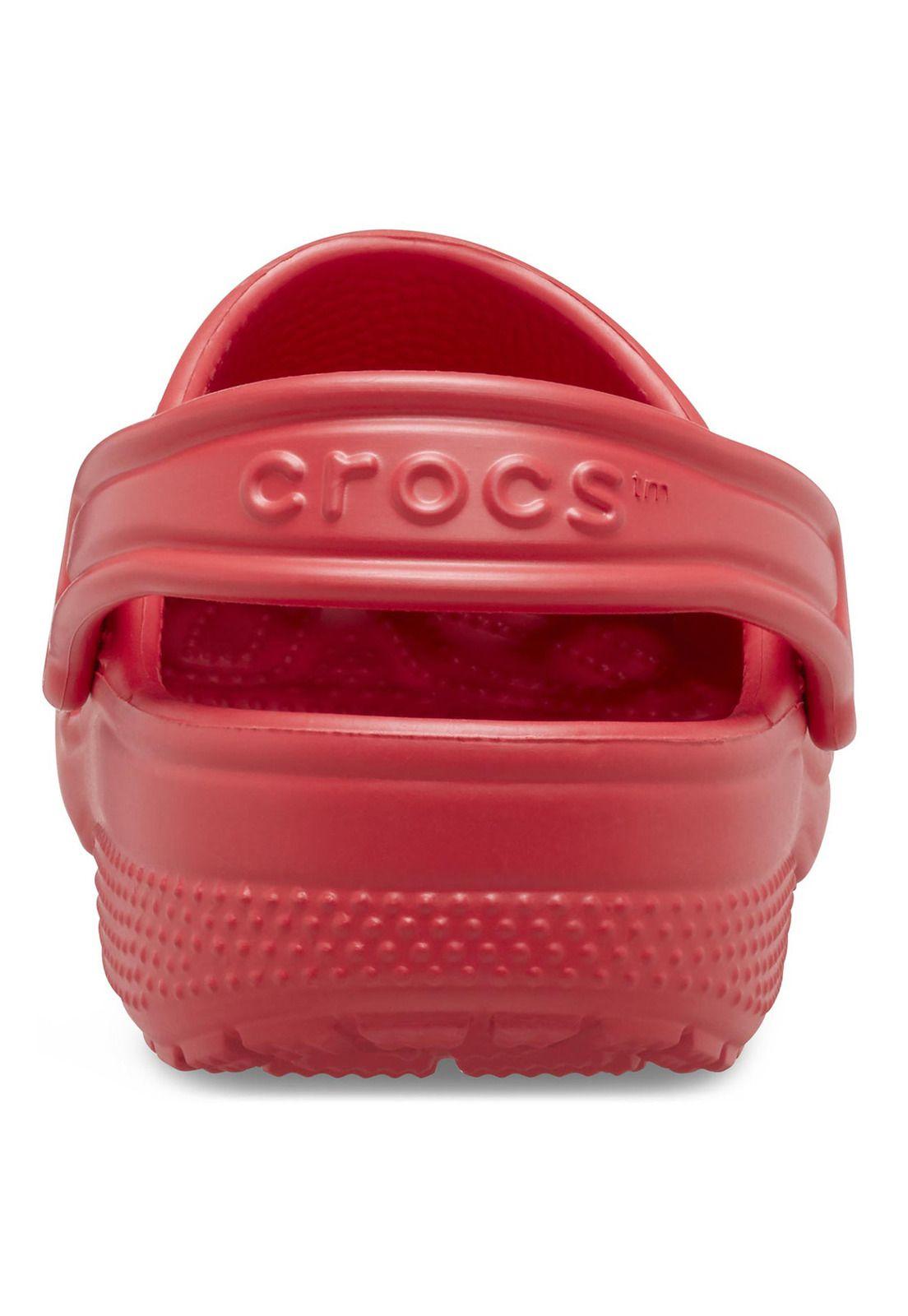 Zueco Crocs Niño Classic Clog T Rojo-7