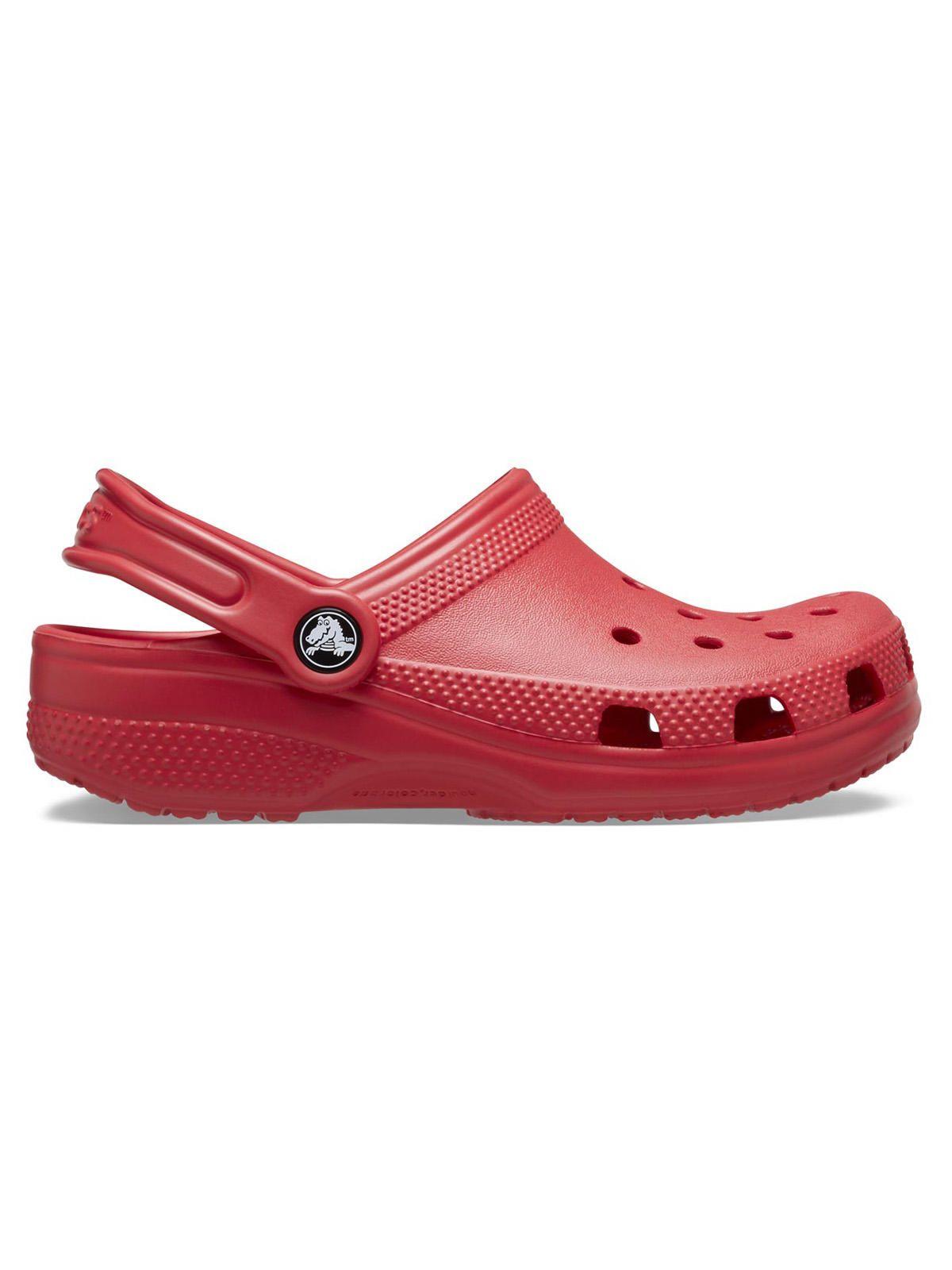Zueco Crocs Niño Classic Clog T Rojo-0