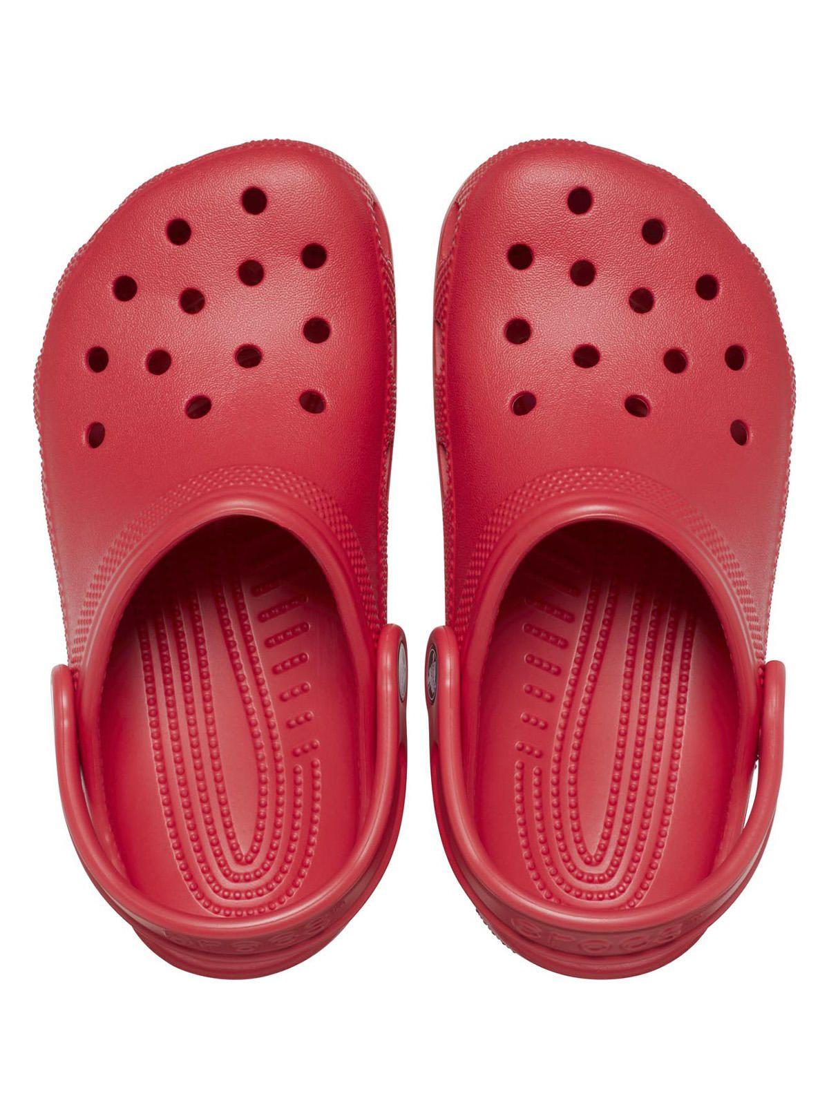 Zueco Crocs Niño Classic Clog T Rojo-4