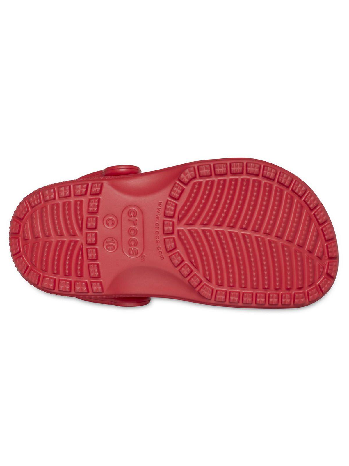 Zueco Crocs Niño Classic Clog T Rojo-5