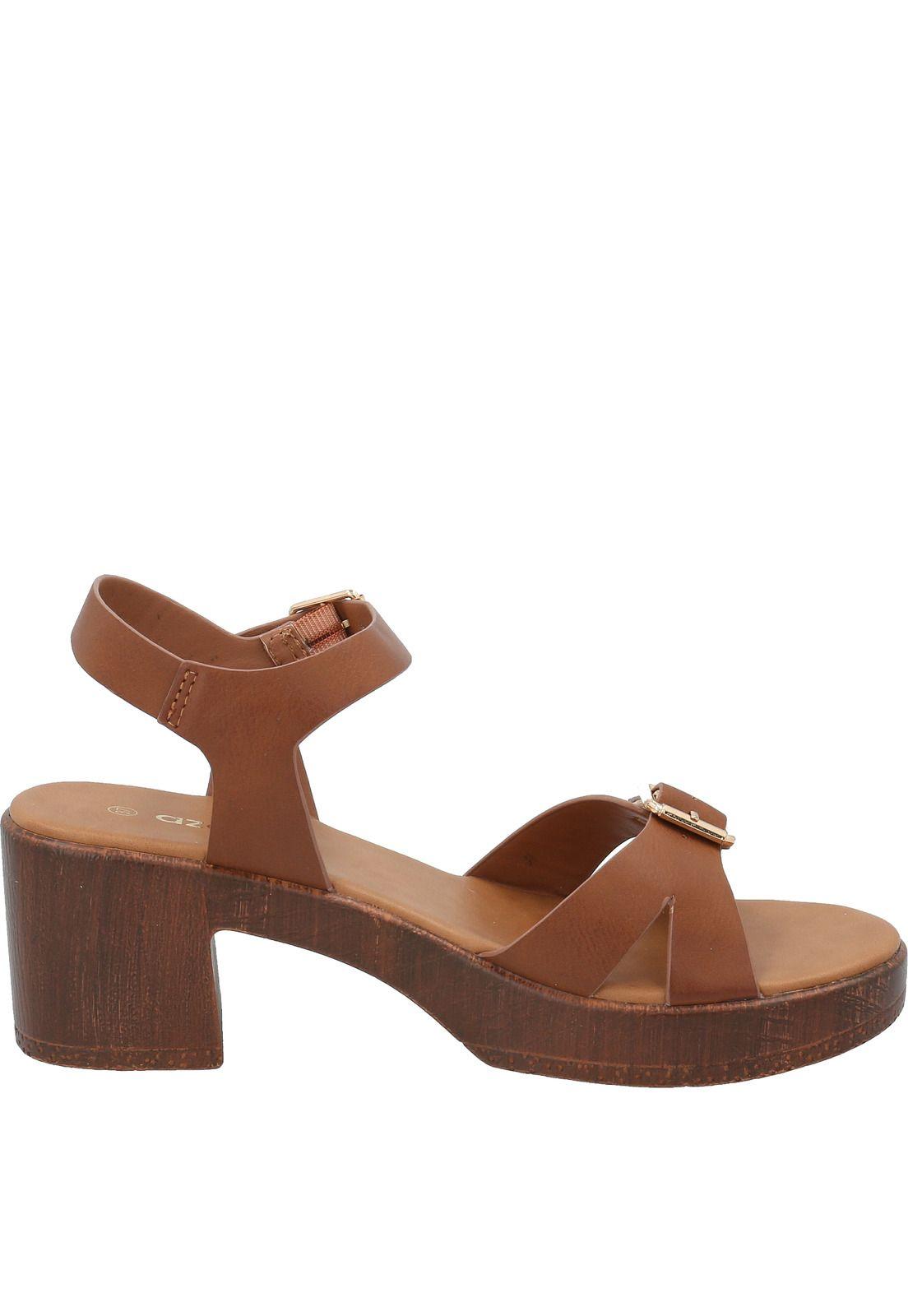 Sandalia Mujer Alva Chocolate-1