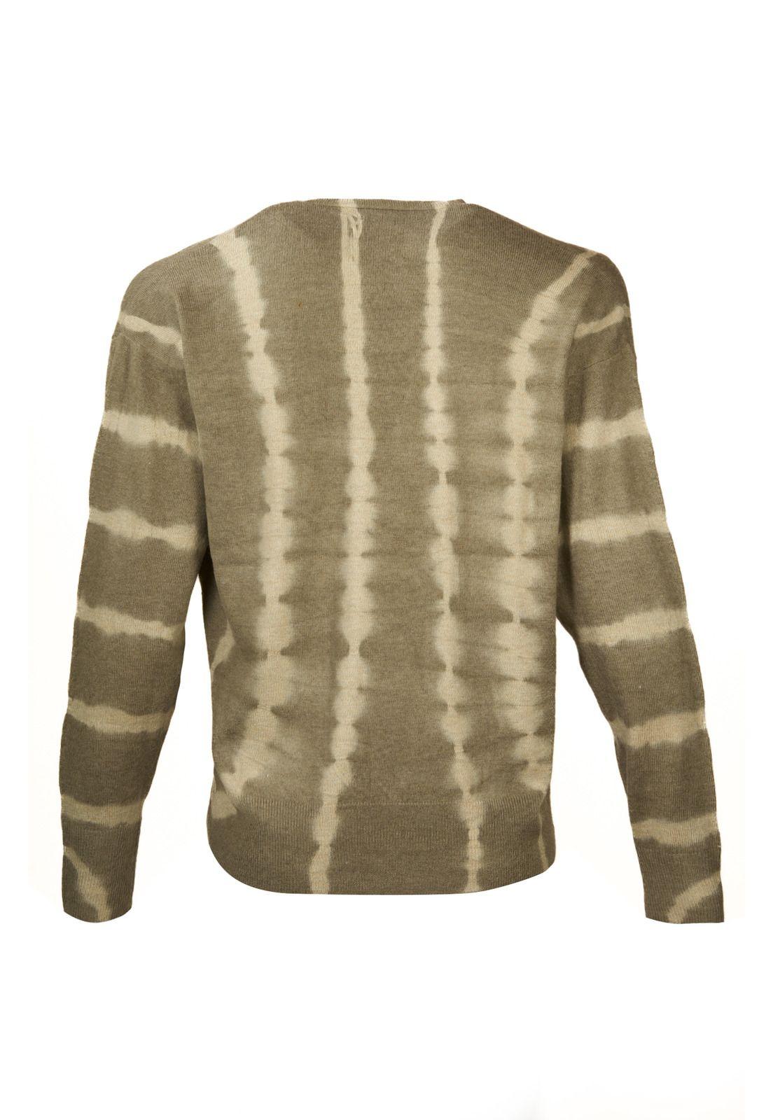 Sweater Fibras Recicladas Mujer Clavel Verde-1