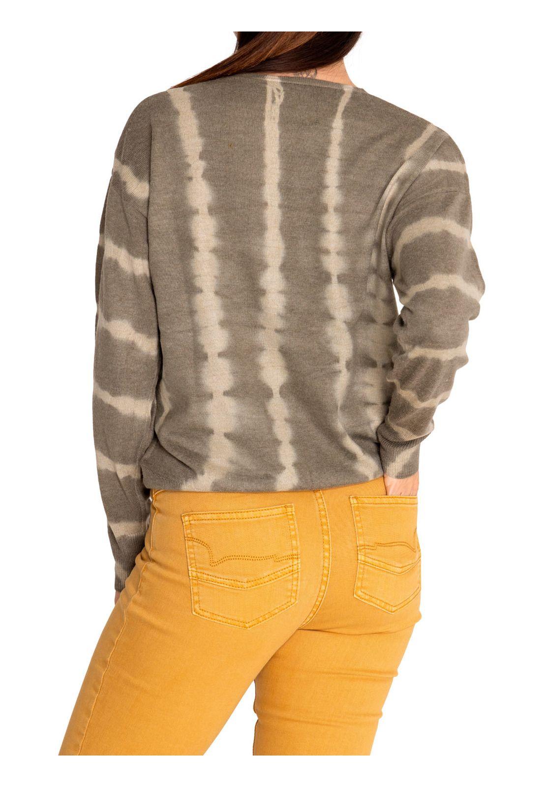 Sweater Fibras Recicladas Mujer Clavel Verde-6