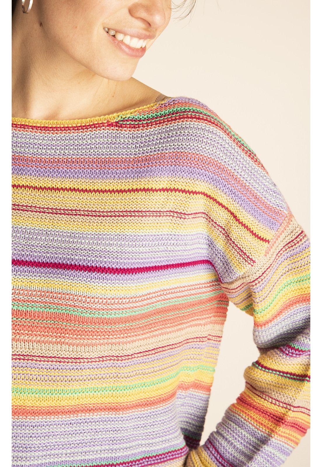 Polerón Mujer Sicilia Multicolor-3