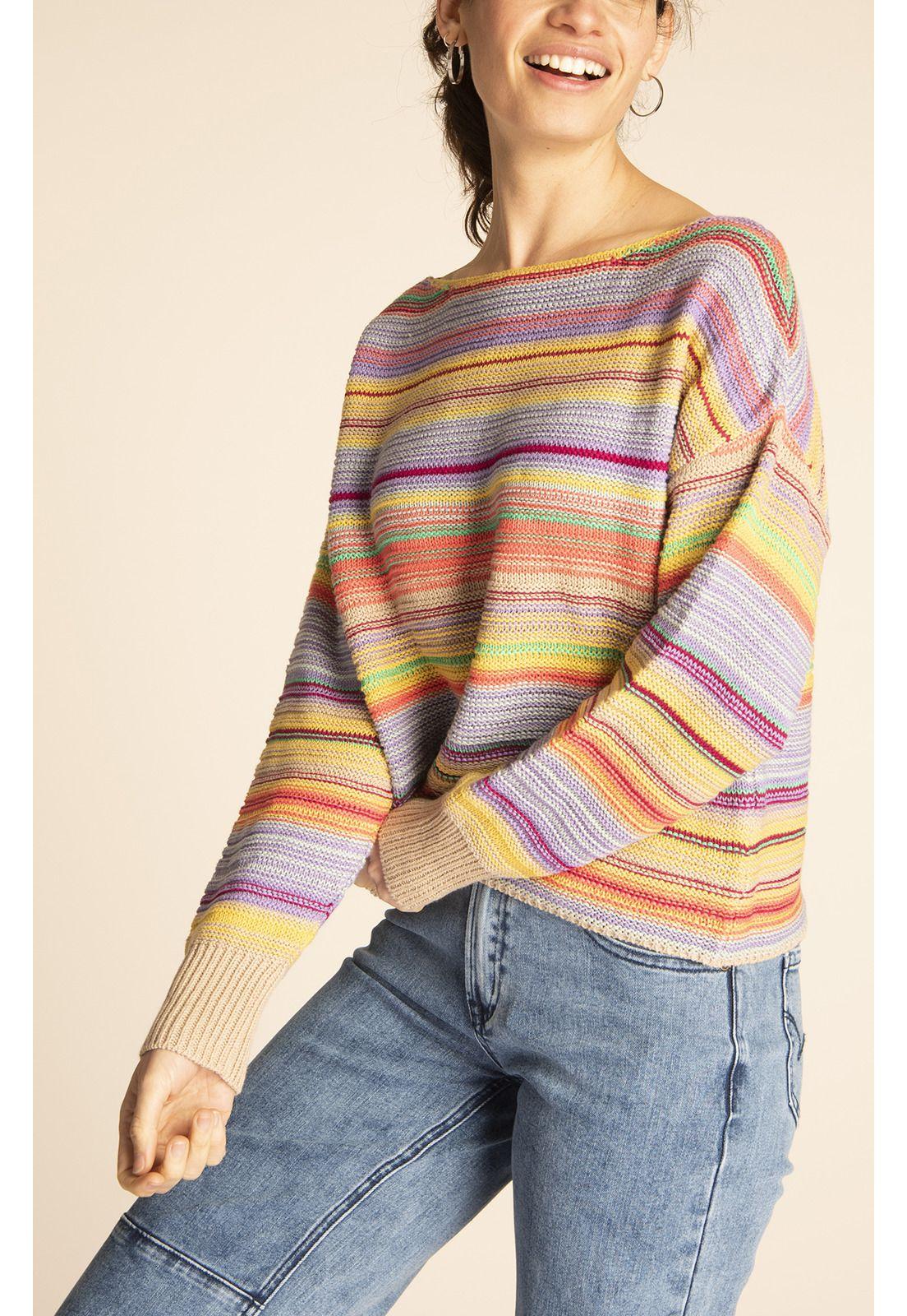 Polerón Mujer Sicilia Multicolor-5