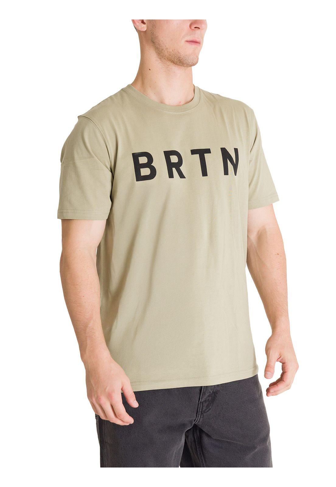 Polera Manga Corta Hombre Brtn Gris Burton-0