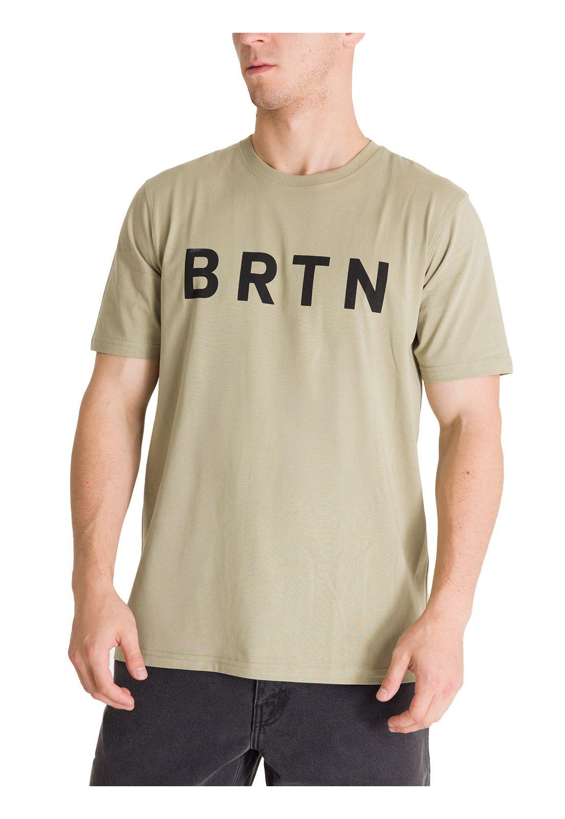 Polera Manga Corta Hombre Brtn Gris Burton-1