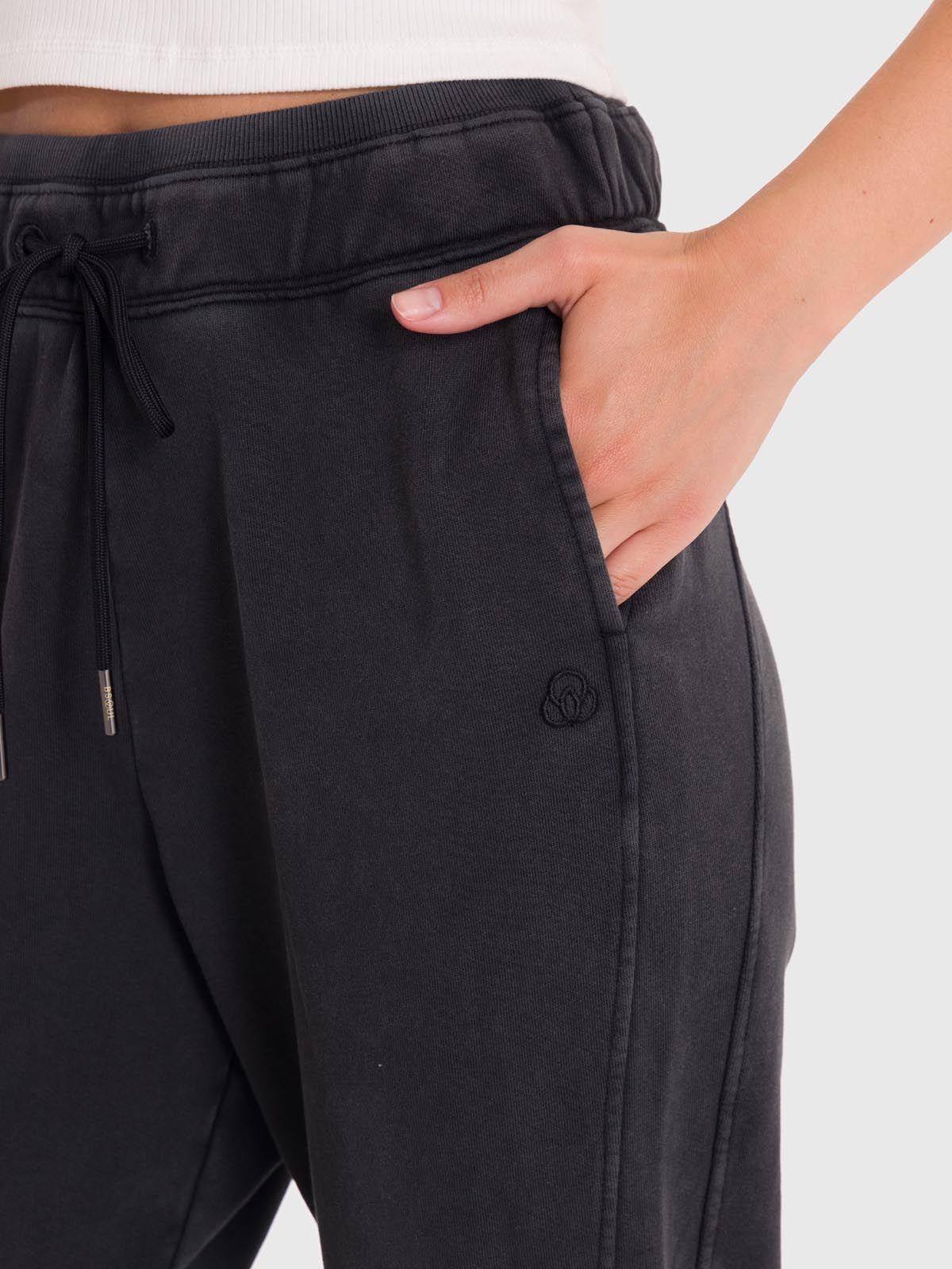 Pantalón Buzo Mujer Creta Negro-5